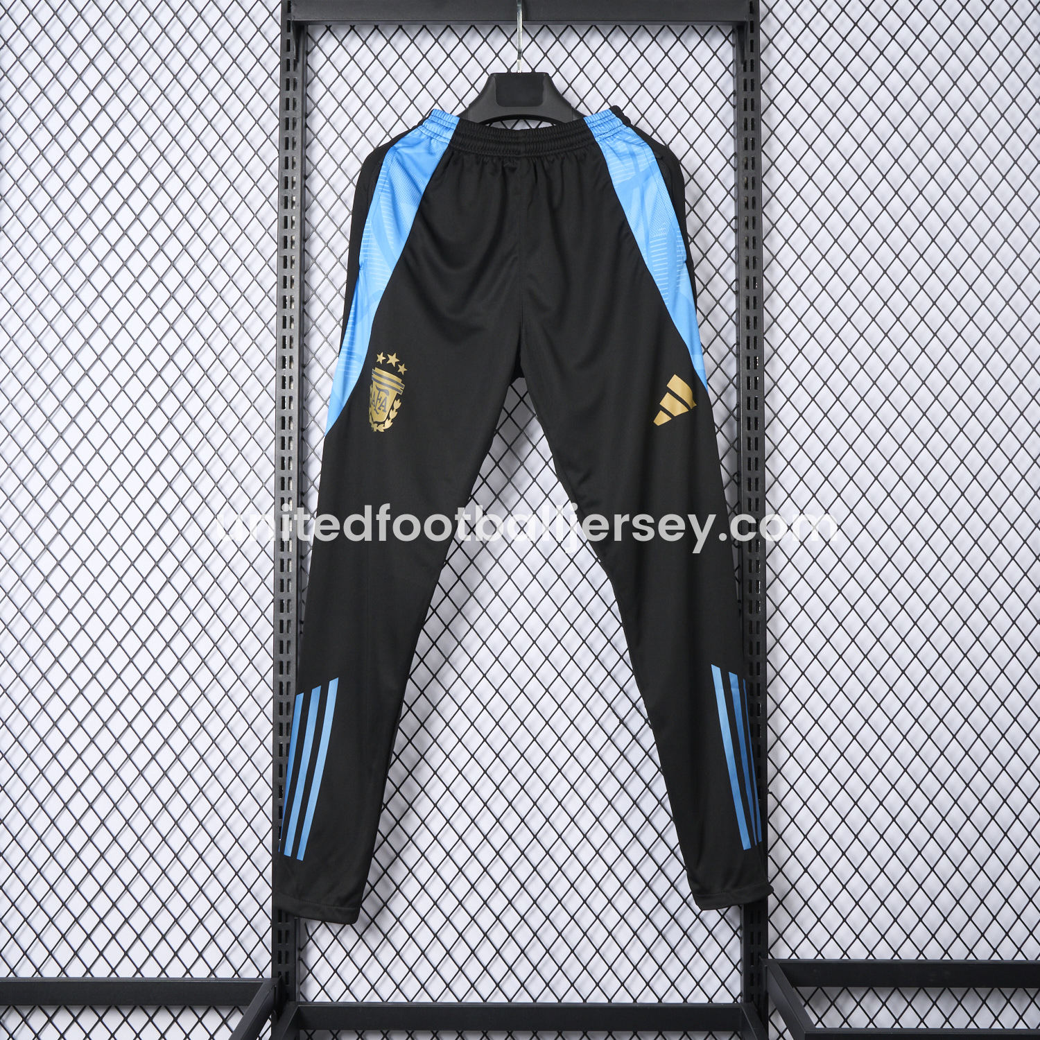 unitedfutballjersey-Argentina 24-25 Black Training Pants - Player Version