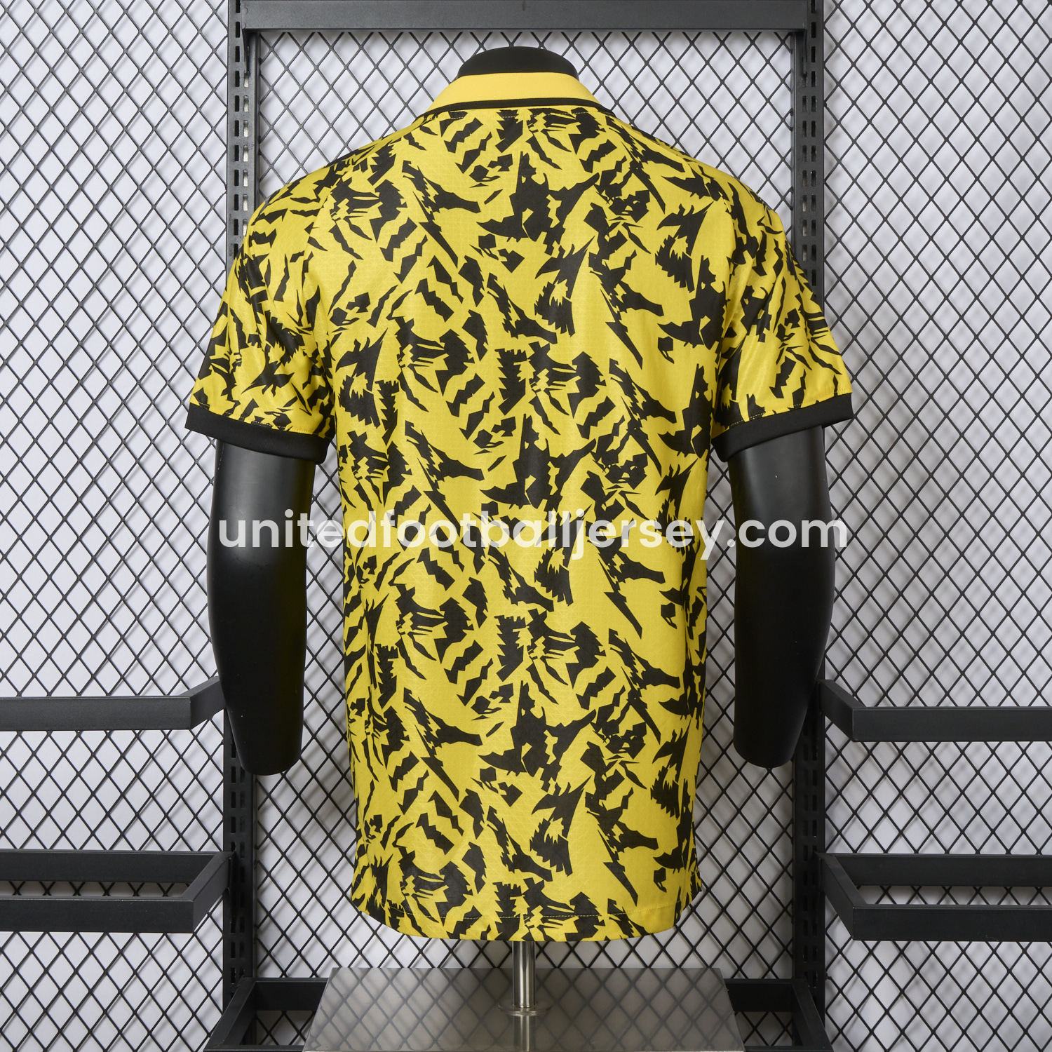 unitedfutballjersey-Dortmund 25-26 Black Disordered Texture Yellow Special Jersey - Player Version