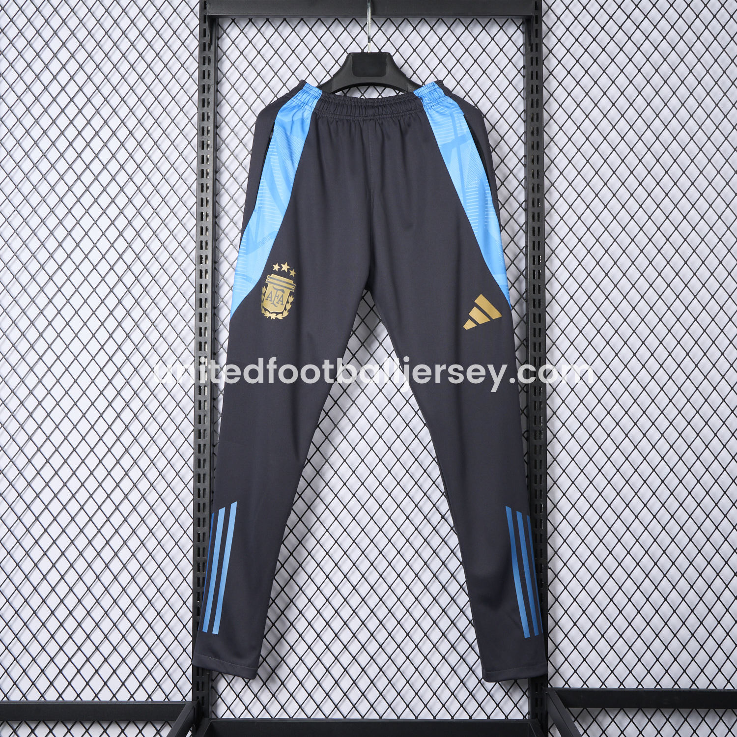 unitedfutballjersey-Argentina 24-25 Deep Grey Training Pants - Player Version