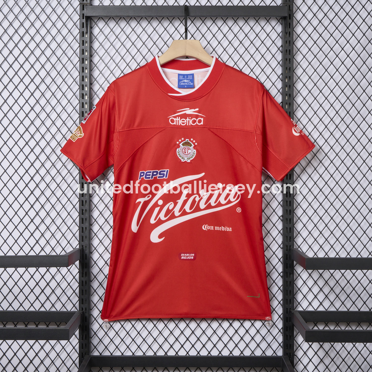 unitedfutballjersey-Retro Toluca 2000-01 Home Jersey