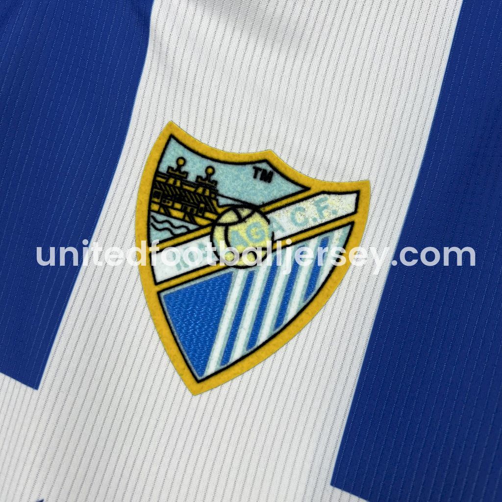 unitedfutballjersey-Málaga 24-25 La Liga Promotion 25th Anniversary Jersey - Fans Version