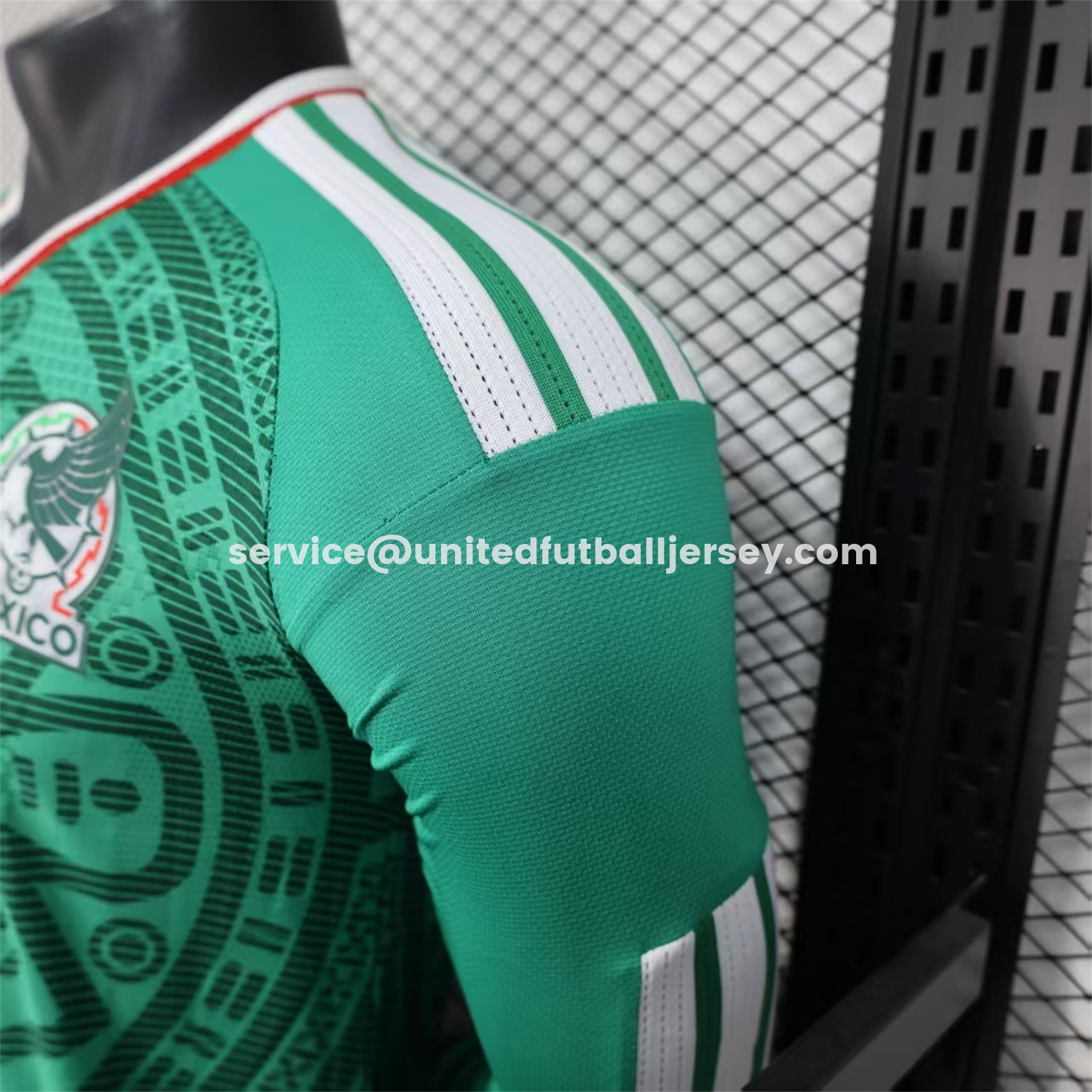 unitedfutballjersey-Mexico 2026 Home Long Sleeves Jersey - Player Version