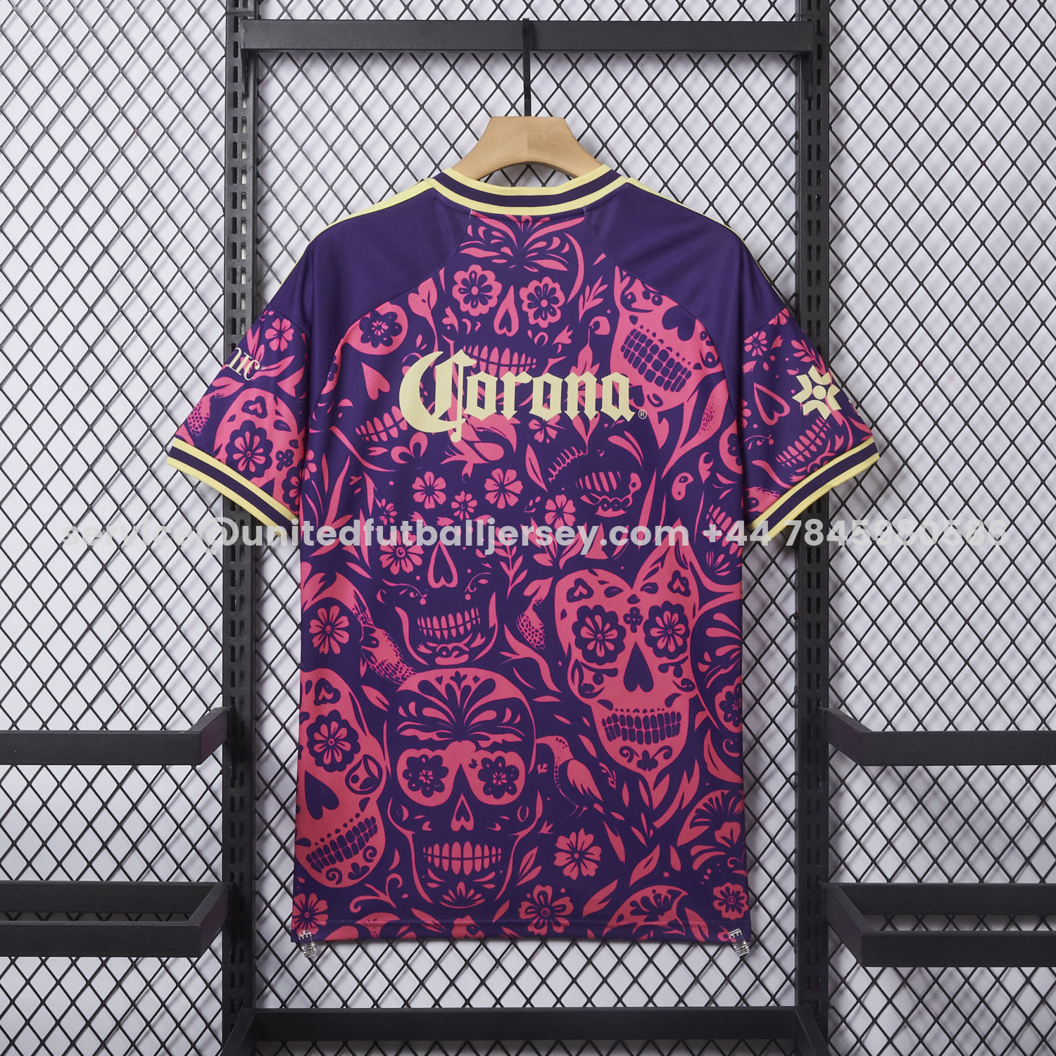 unitedfutballjersey-Club América 25-26 Día de Muertos Purple Jersey - Fans Version