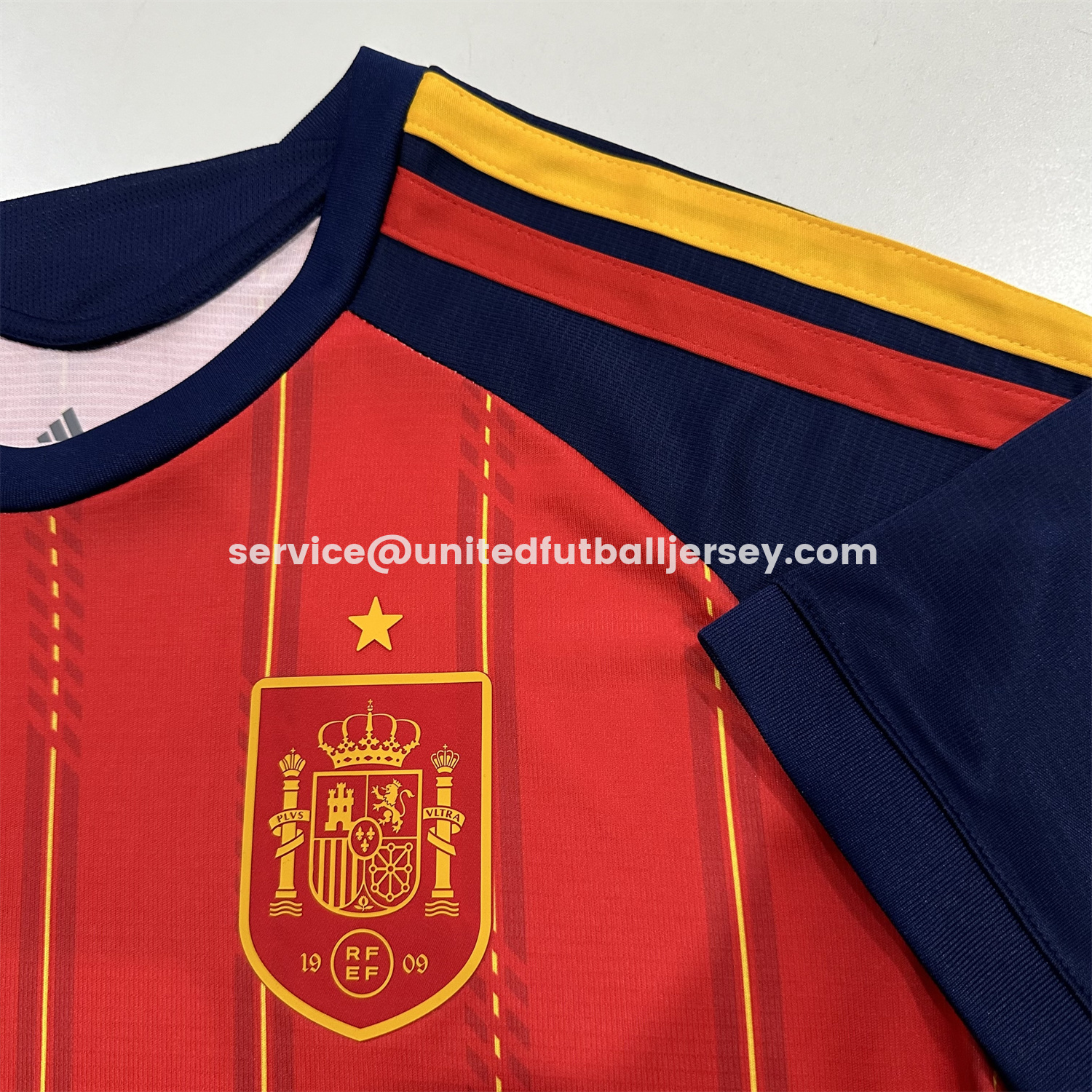 unitedfutballjersey-Spain 2026 Home Red Jersey - Fans Version