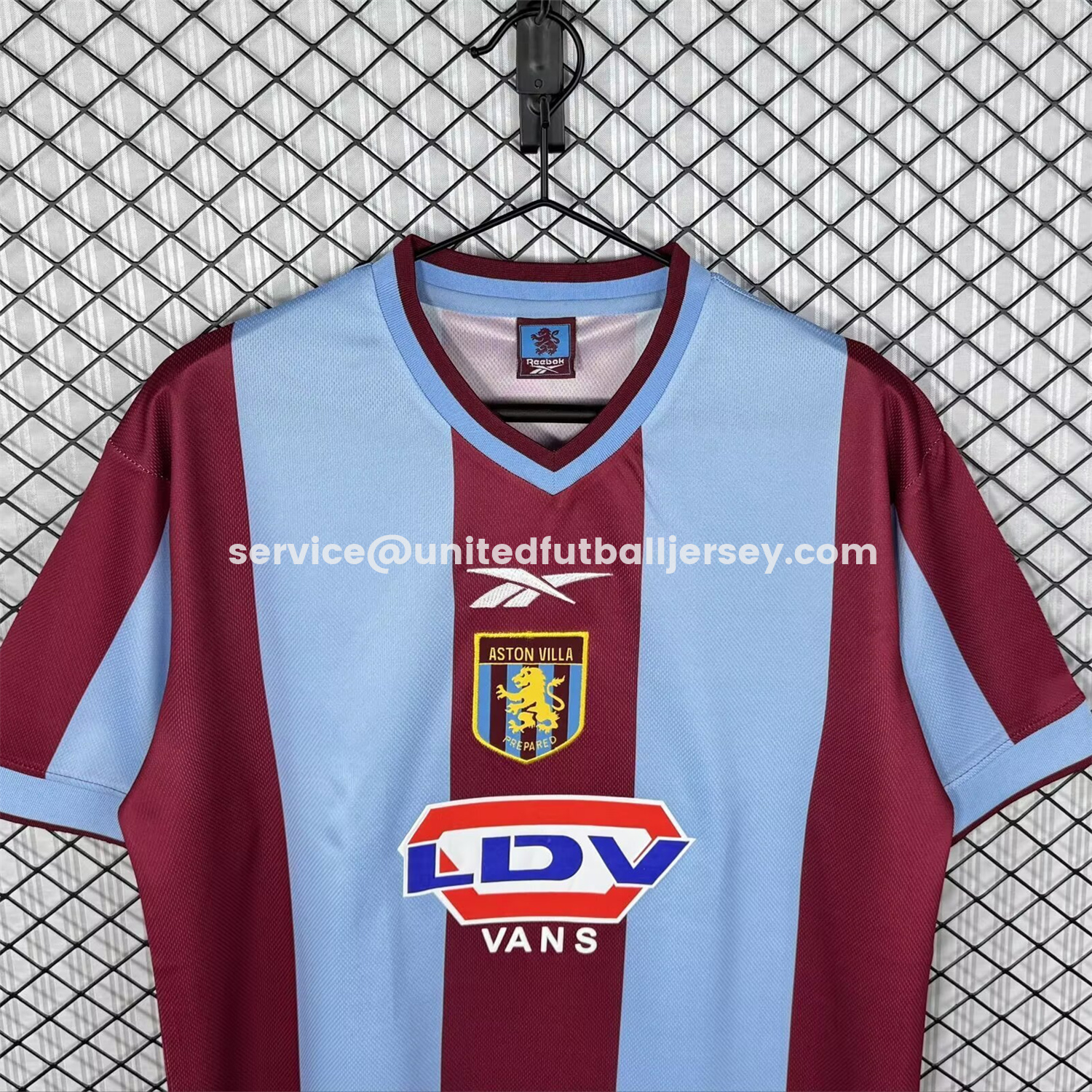 unitedfutballjersey-Retro Aston Villa 1999-00 Home Jersey
