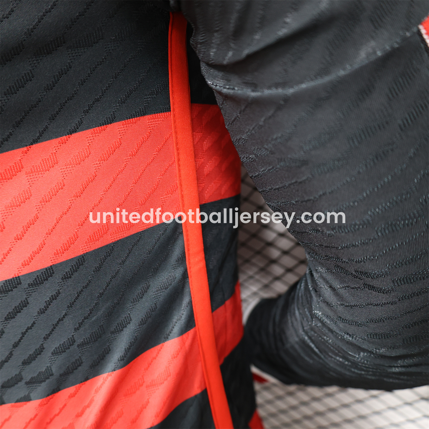 unitedfutballjersey-Flamengo 25-26 Home Jersey with Sponsors - Player Version
