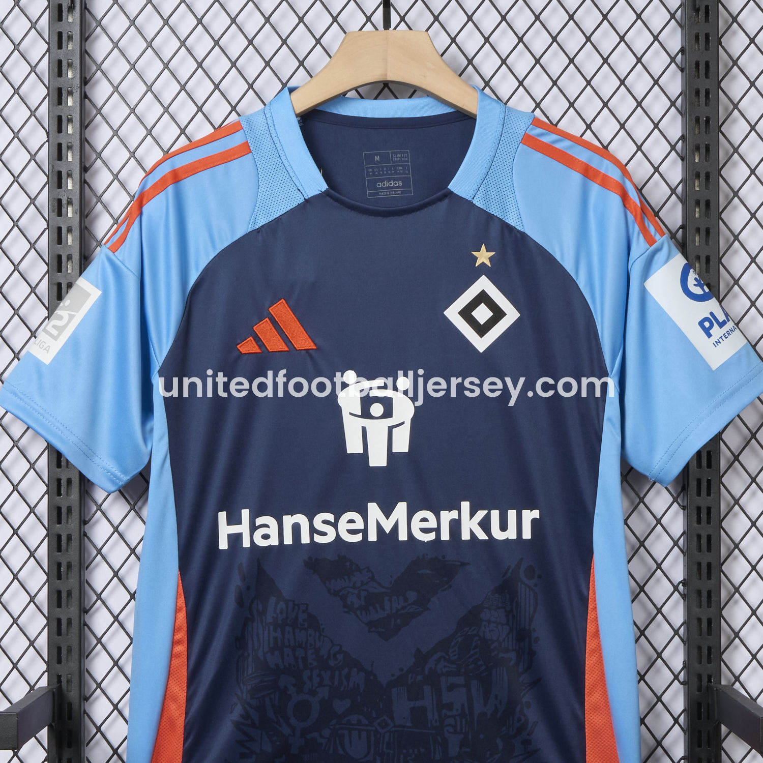 unitedfutballjersey-Hamburger SV 24-25 World Girls' Day Blue Special Jersey - Fans Version