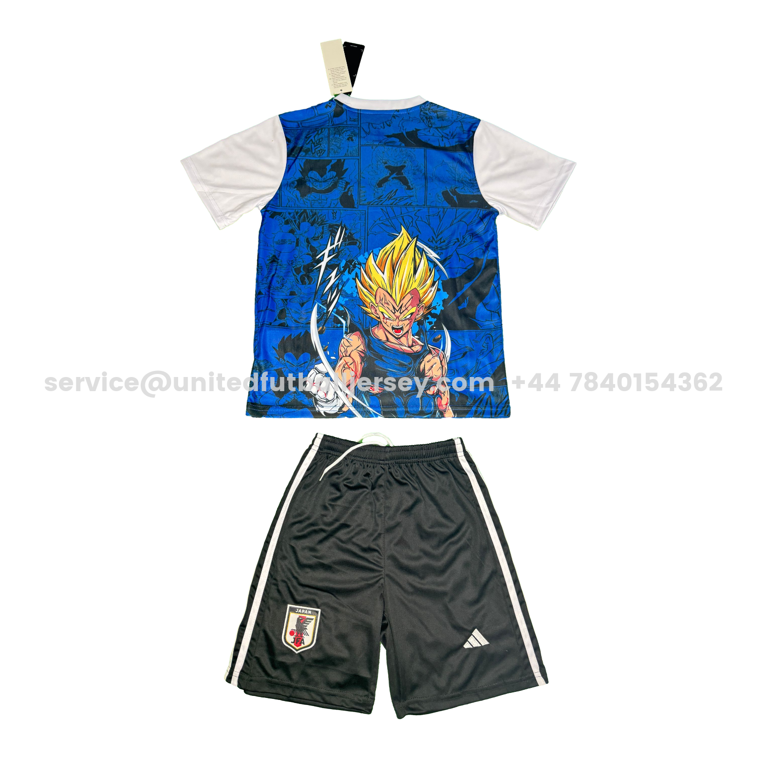 unitedfutballjersey-Japan 25-26 Vegeta Blue And Black Special Kids Kit
