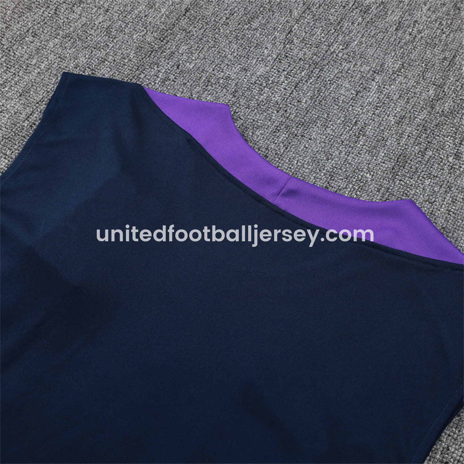 unitedfutballjersey-Corinthians 25-26 Vest Training Set - Deep Blue Black Vest and Shorts