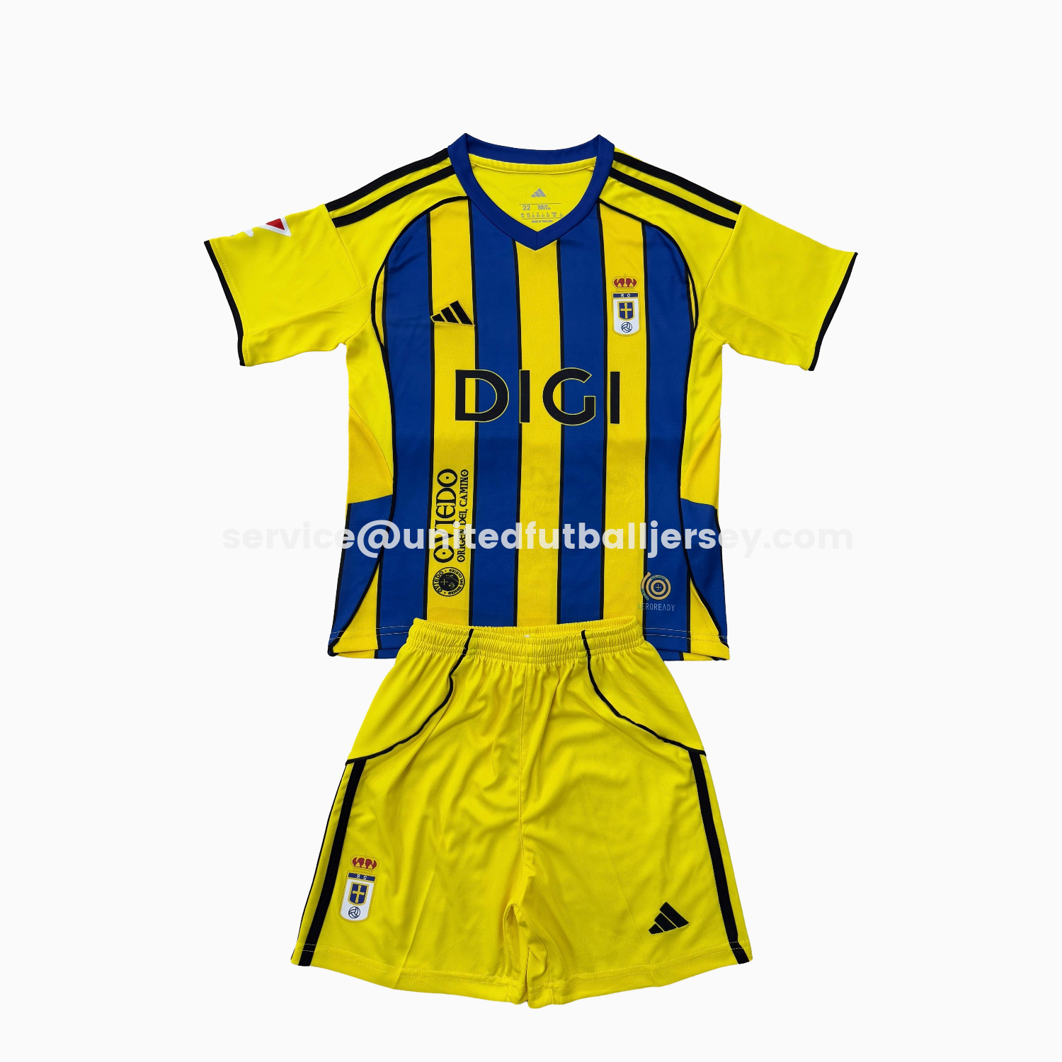 unitedfutballjersey-Real Oviedo 25-26 Away Men's Adult Jersey Set - Fans Version