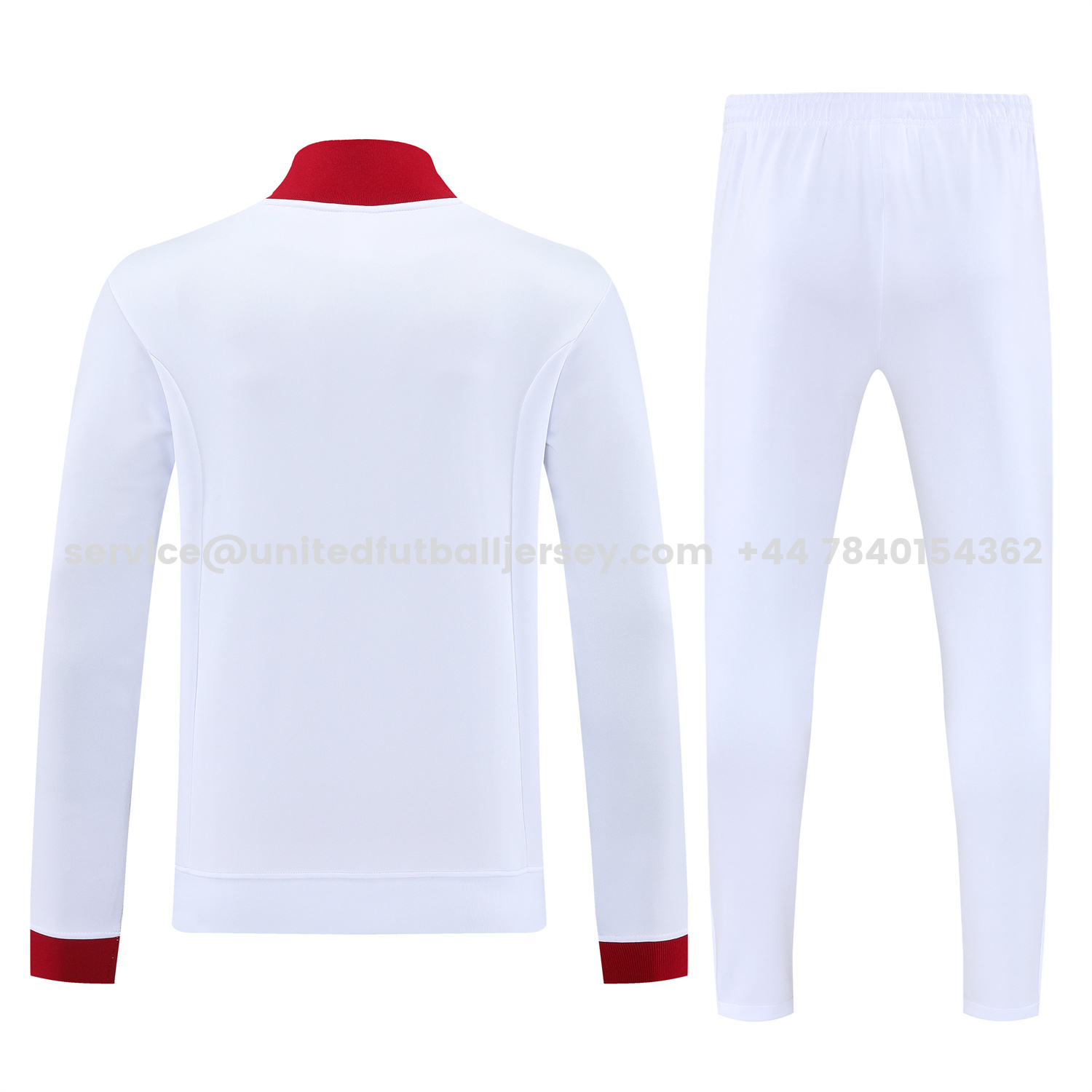 unitedfutballjersey-Bayern Munich 25-26 125th Anniversary Jacket Training Tracksuit - White Jackets & White Pants