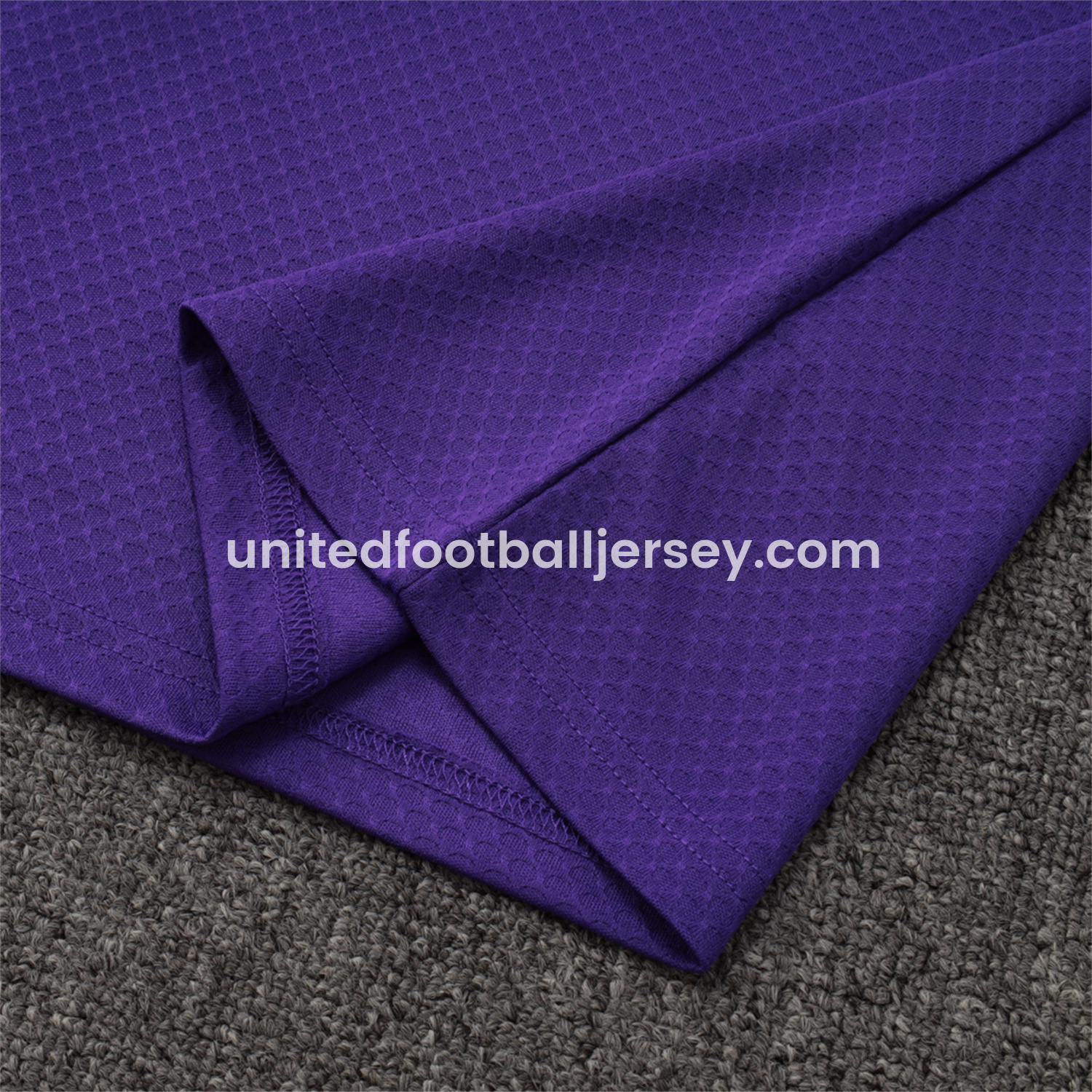 unitedfutballjersey-Real Madrid 25-26 Throwback Trefoil Short-Sleeve Training Set - Purple