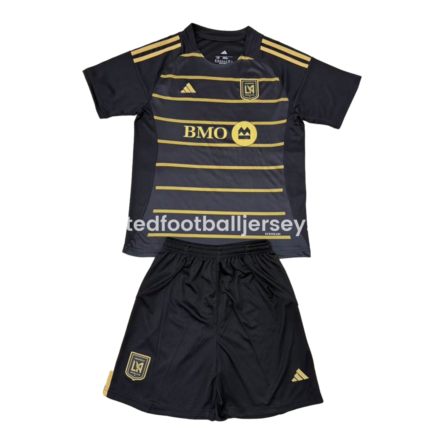 unitedfutballjersey-Los Angeles FC 25-26 Home V2 Men's Adult Jersey Set - Fans Version