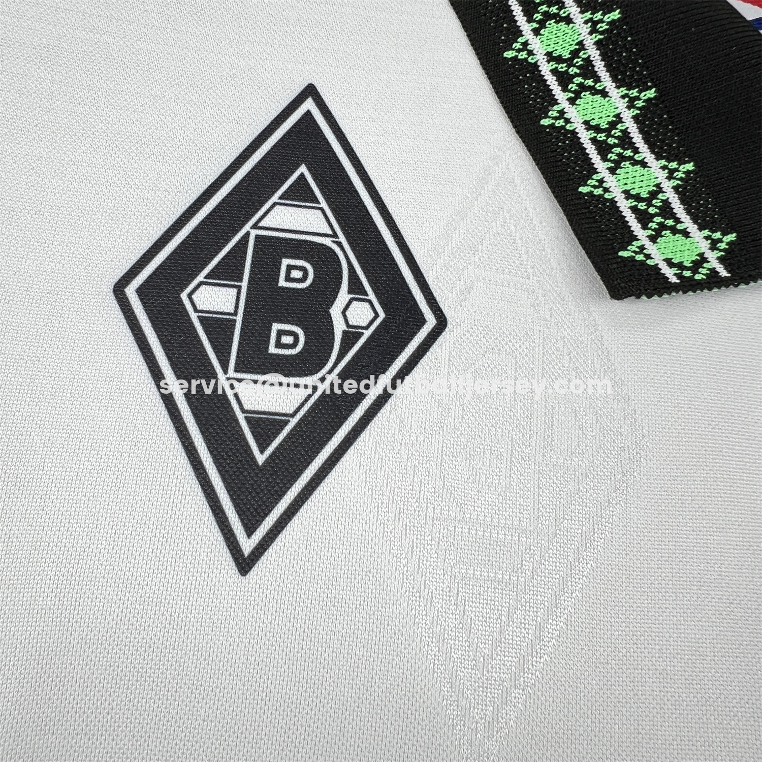 unitedfutballjersey-Retro Borussia Mönchengladbach 1995-96 Home Long Sleeves Jersey