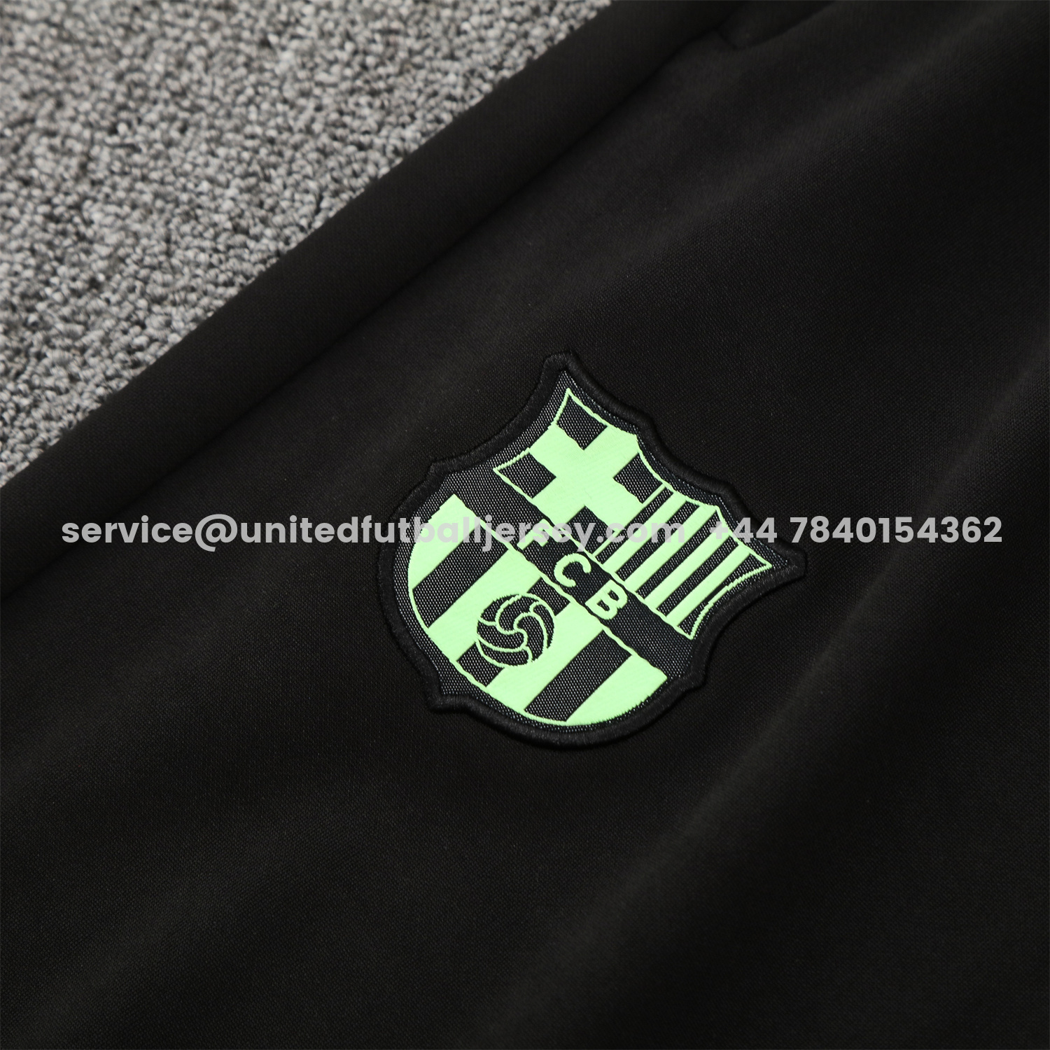 unitedfutballjersey-Barcelona 25-26 Training Hoodie Set - Blue Green Hoodie and Black Pants