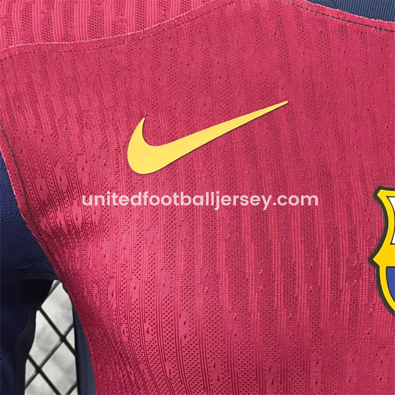unitedfutballjersey-Barcelona x Travis Scott 24-25 Home Long Sleeves Jersey - Player Version