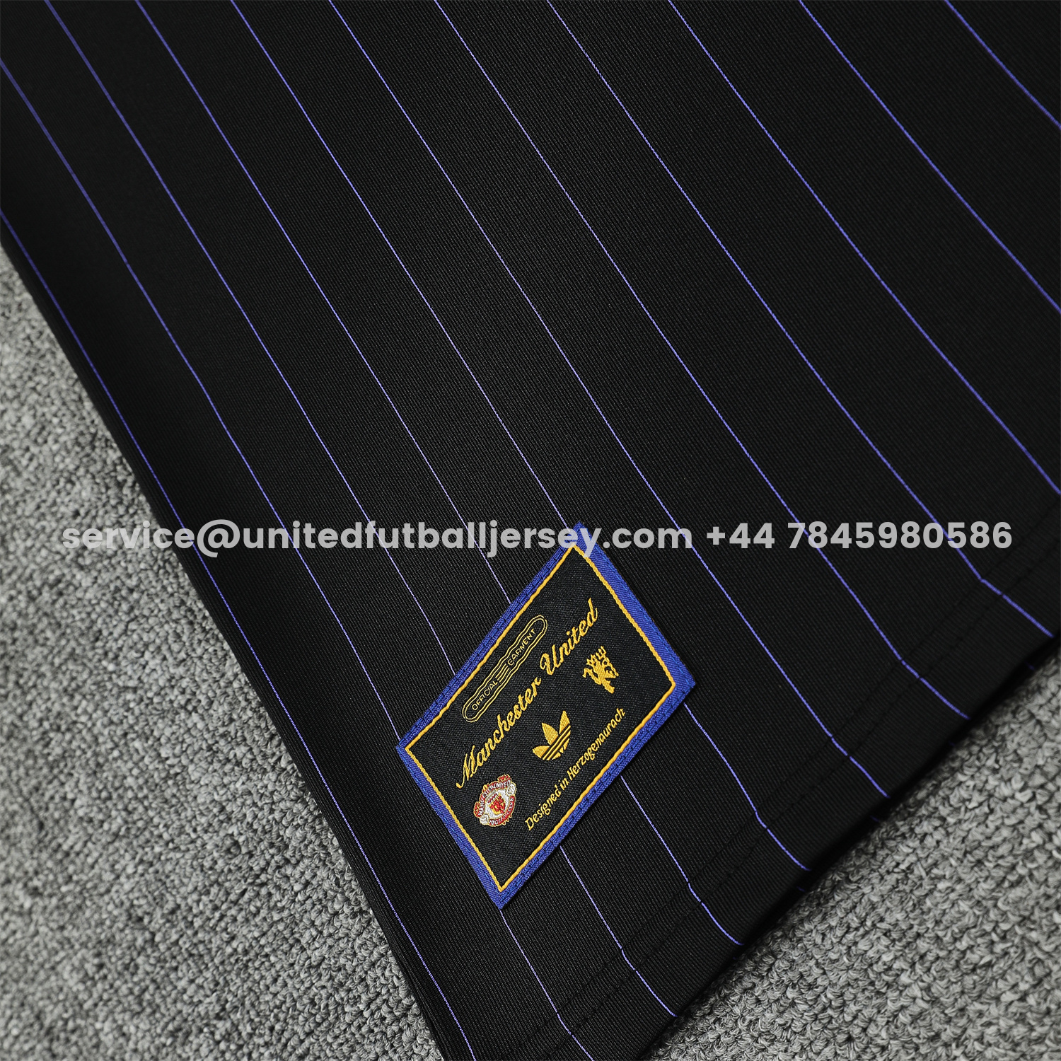 unitedfutballjersey-Manchester United 25-26 Vest Training Set - Black Top & Black Shorts