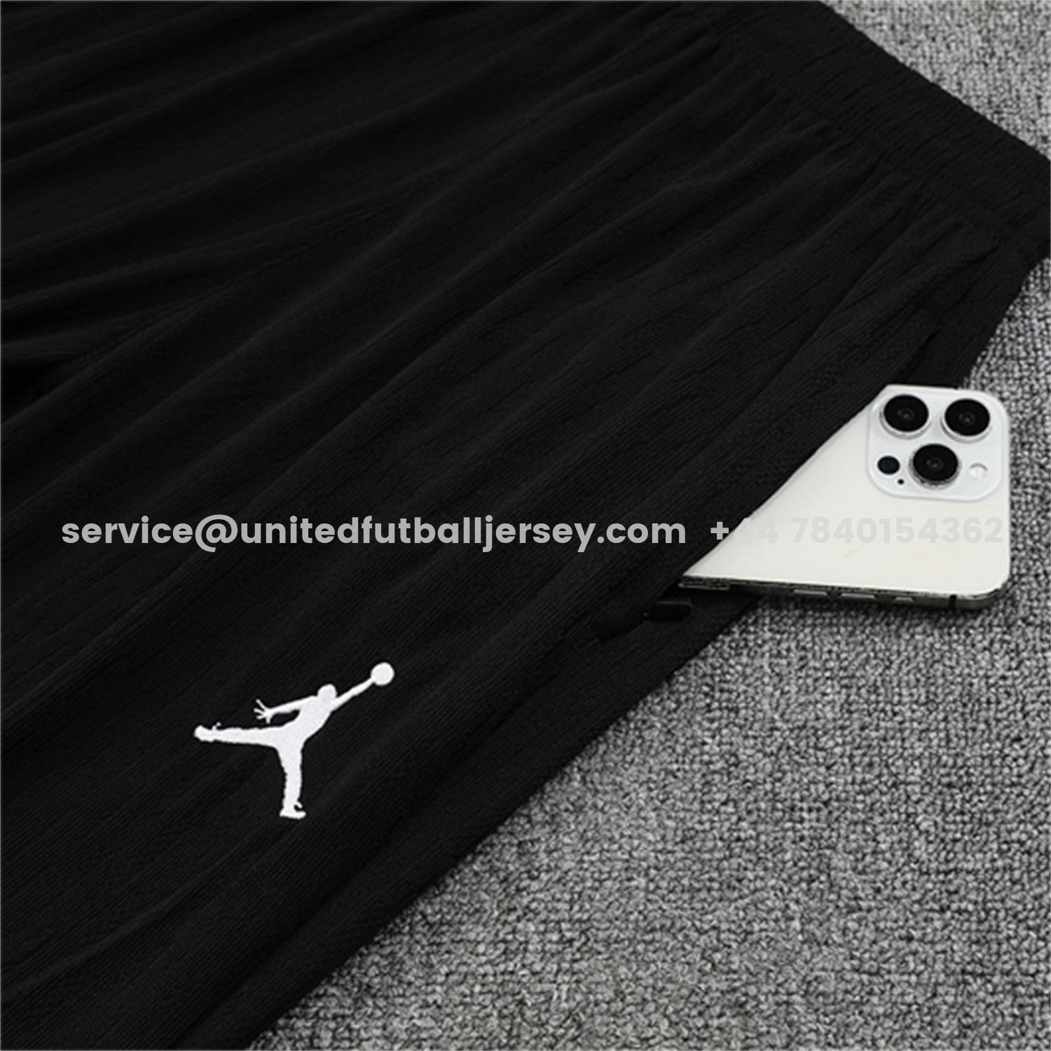 unitedfutballjersey-Paris Saint-Germain PSG 25-26 Long Sleeve Training Set - JD Black Pink Top and Black Pants