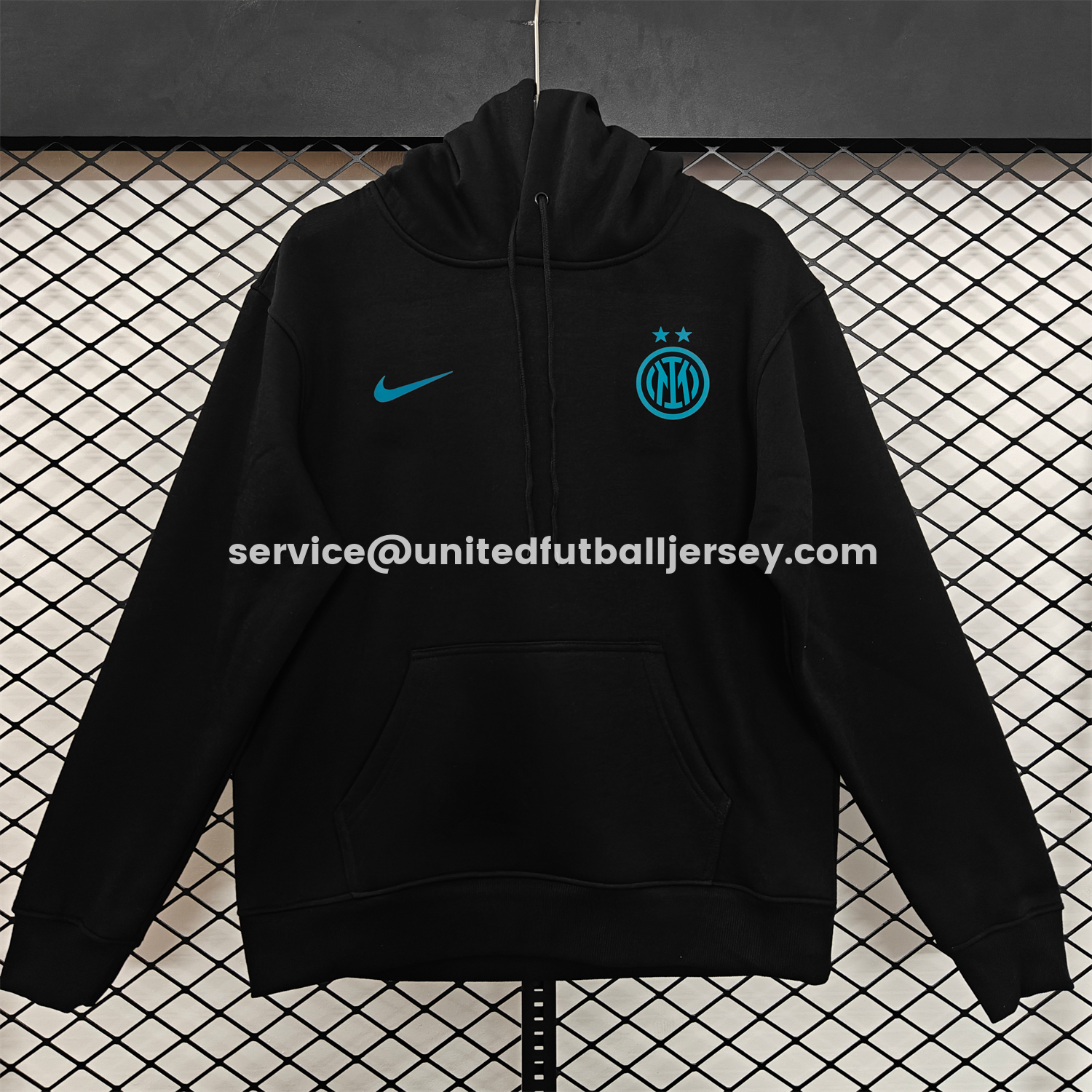 unitedfutballjersey-Inter Milan 25-26 Third Blue Icon Unisex Pullover Hoodie