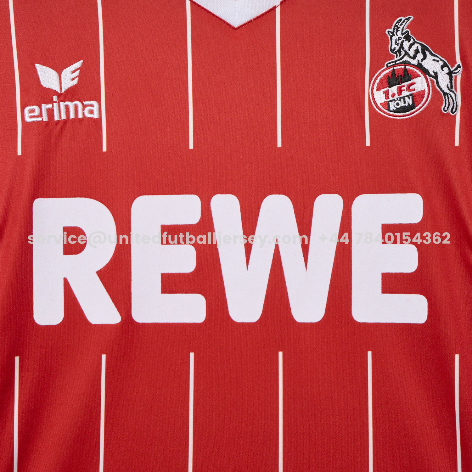 unitedfutballjersey-Retro 1. FC Köln 2017-18 European Home Jersey