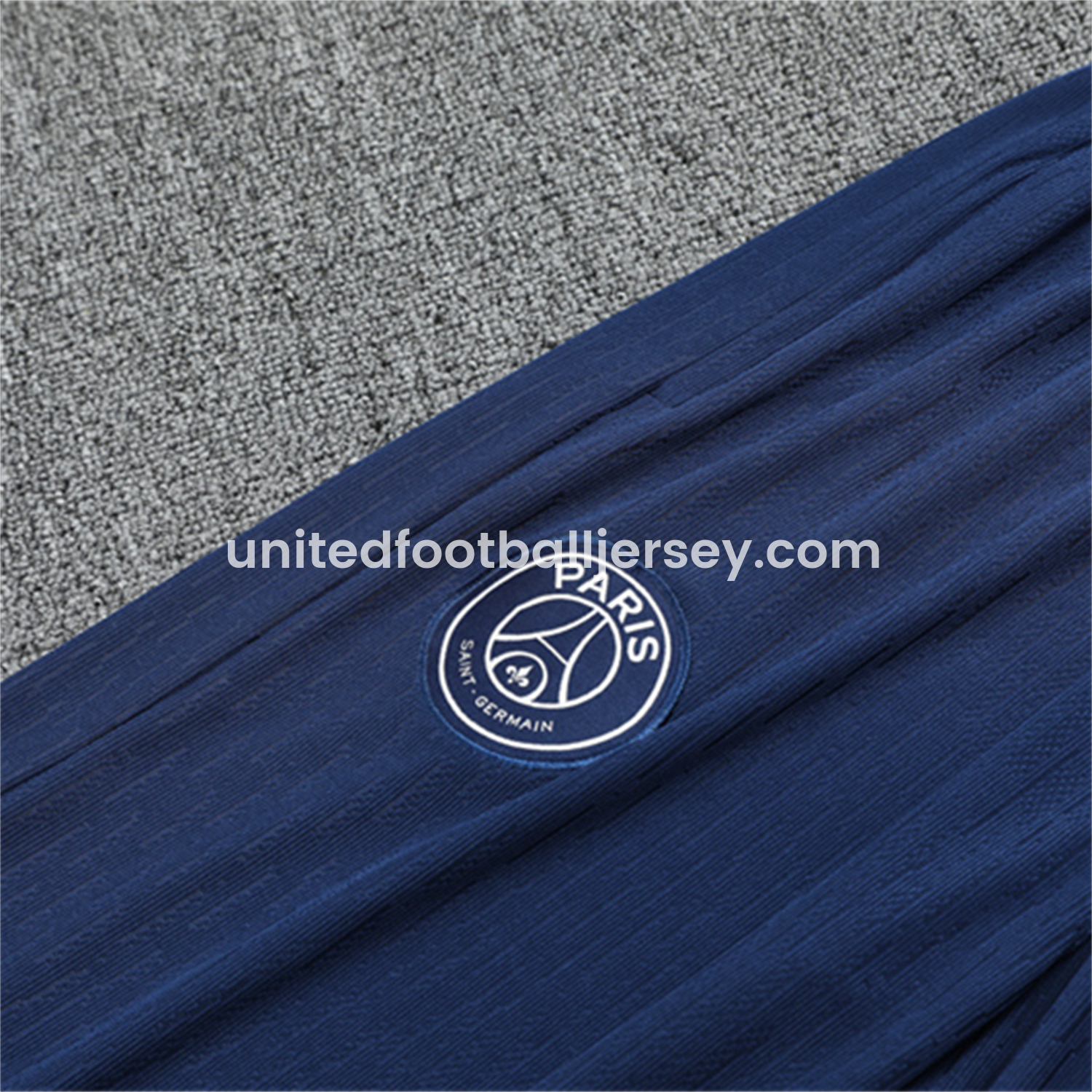 unitedfutballjersey-Paris Saint-Germain PSG 25-26 Kids Long Sleeve Training Set - JD White Wing Royal Blue Top and Pants