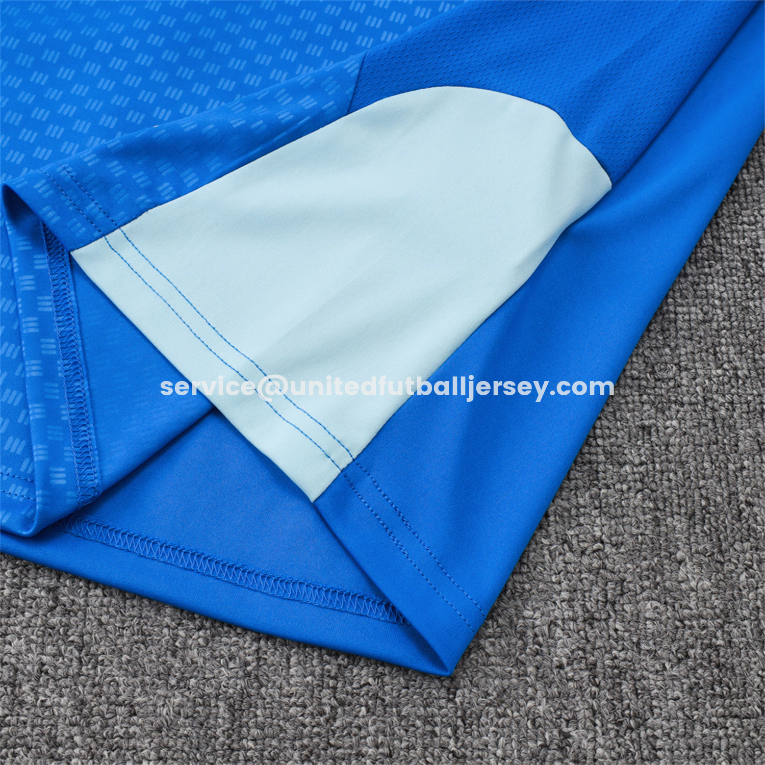 unitedfutballjersey-Cruzeiro 25-26 Short-Sleeve Training Set - Blue Vest & Blue Shorts