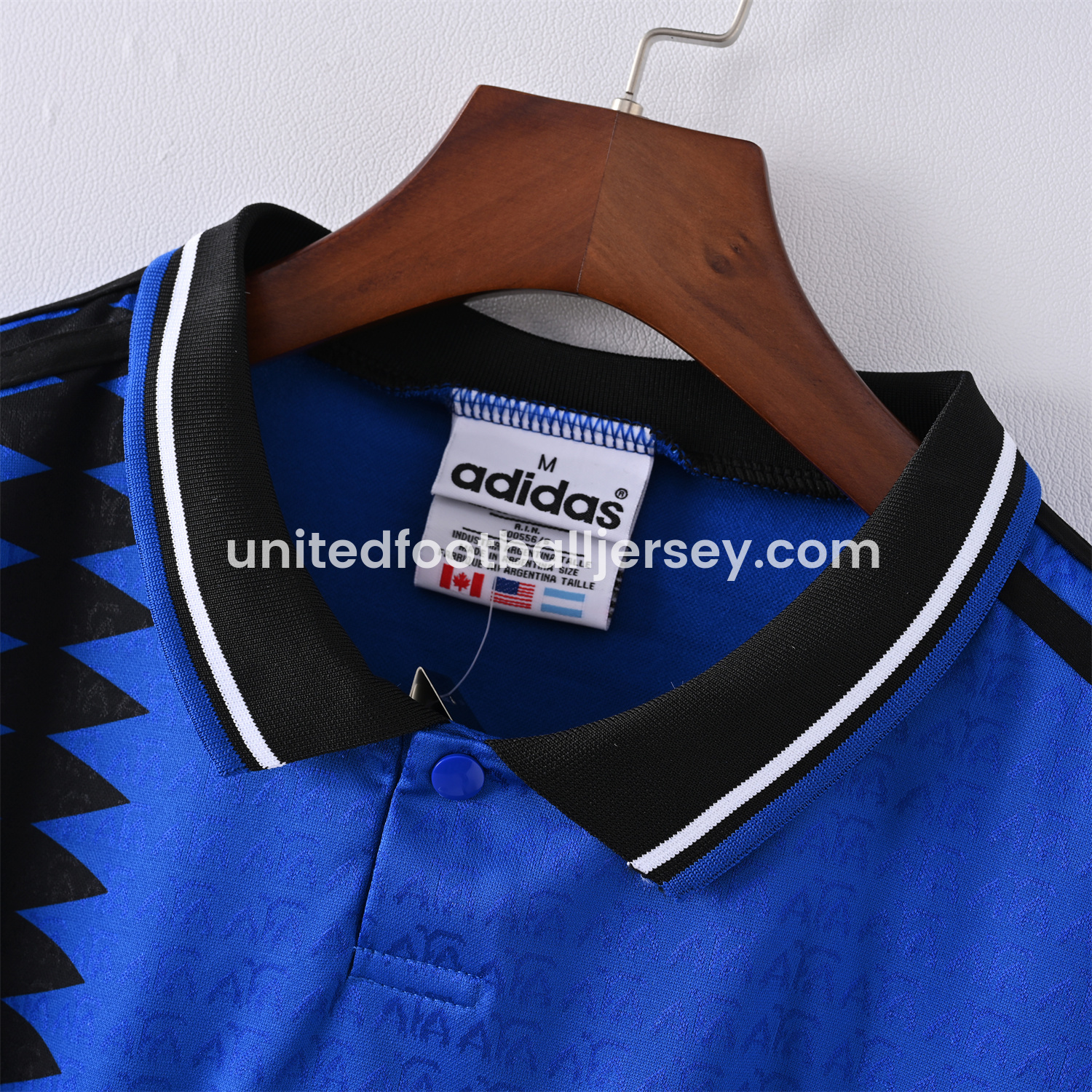 unitedfutballjersey-Retro Argentina 1994 Away Stadium Jersey
