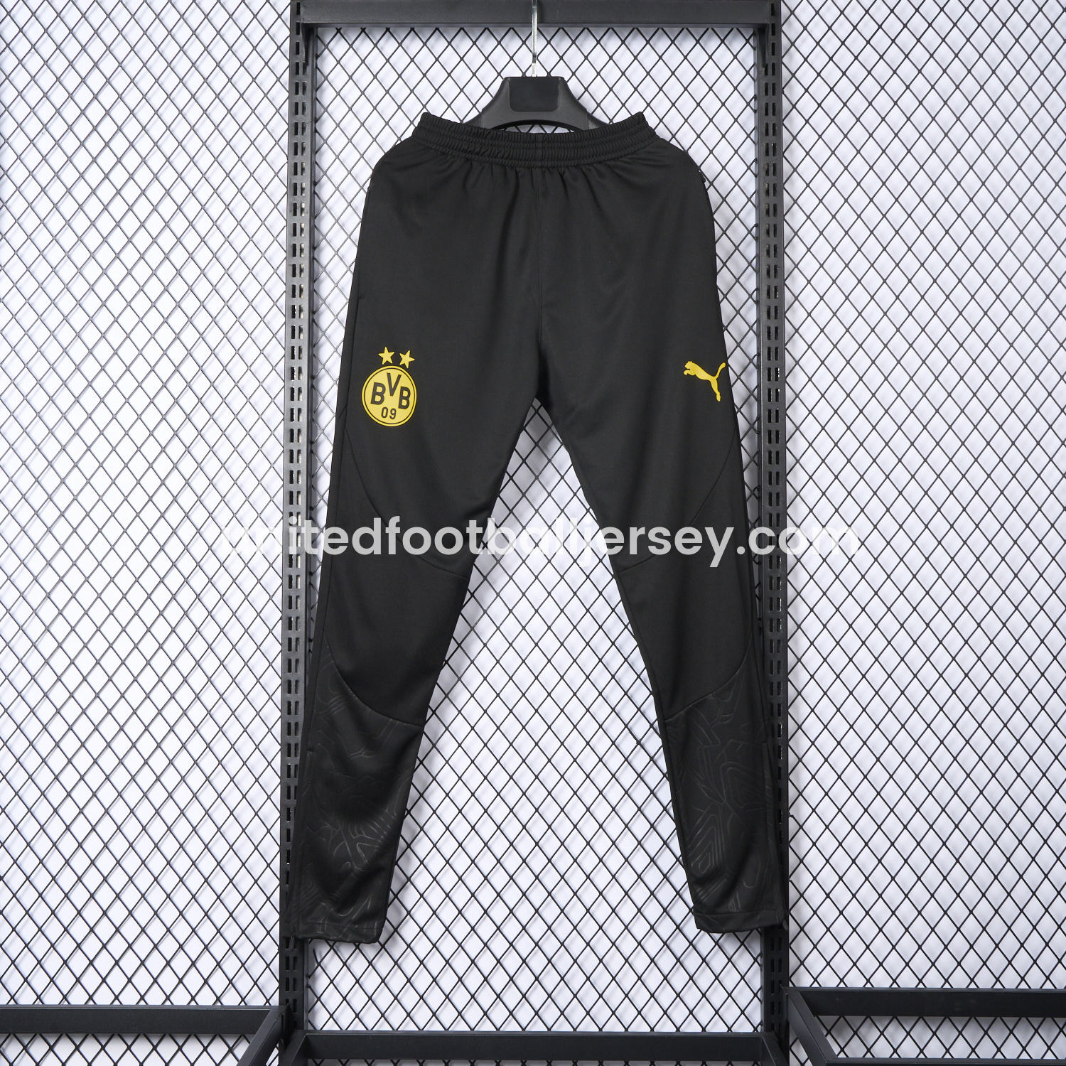 unitedfutballjersey-Dortmund 24-25 Black Training Pants - Player Version