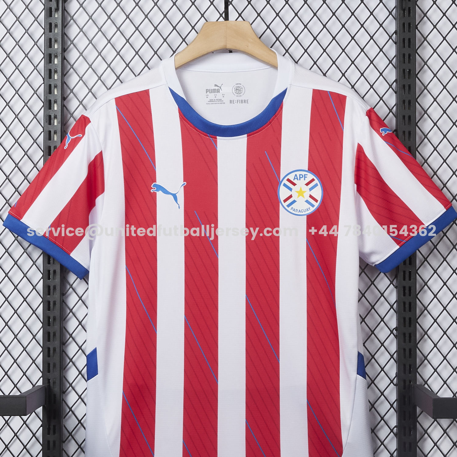unitedfutballjersey-Paraguay 24-25 Home Jersey - Fans Version