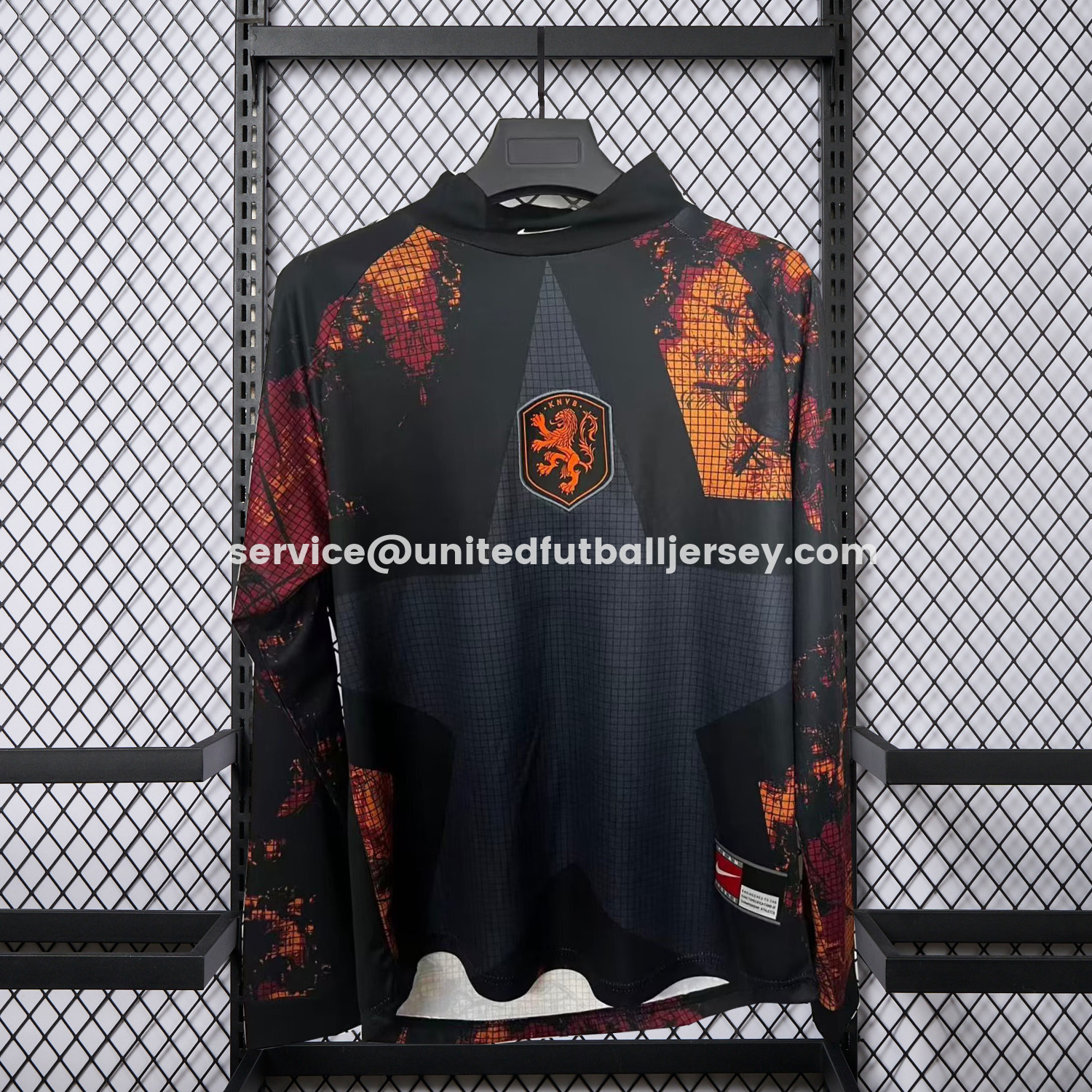 unitedfutballjersey-Netherlands 2026 Hollywood Special Long Sleeves Jersey - Fans Version