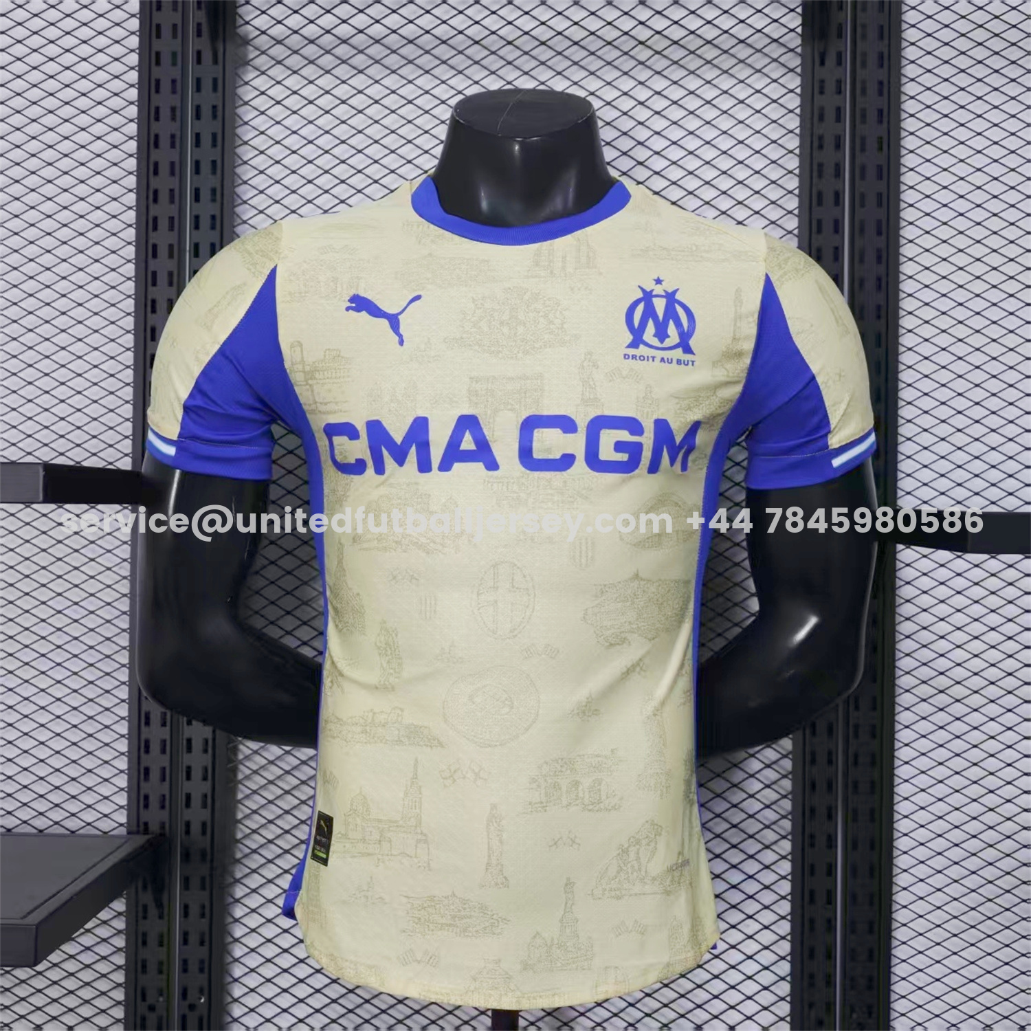 unitedfutballjersey-Marseille 25-26 Fourth Jersey -Player Version