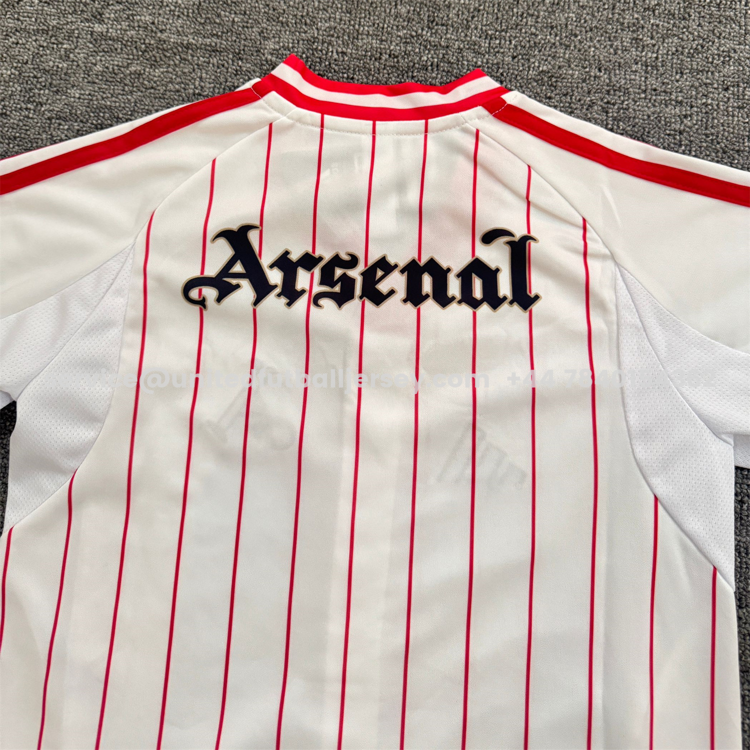 unitedfutballjersey-Arsenal 25-26 White Baseball Kids Kit - Player Version