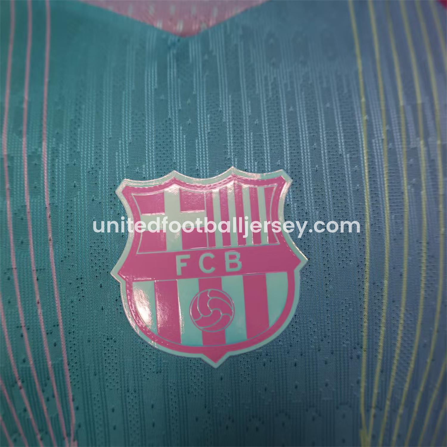 unitedfutballjersey-Barcelona 25-26 Pink & Blue & Purple Special Jersey - Player Version