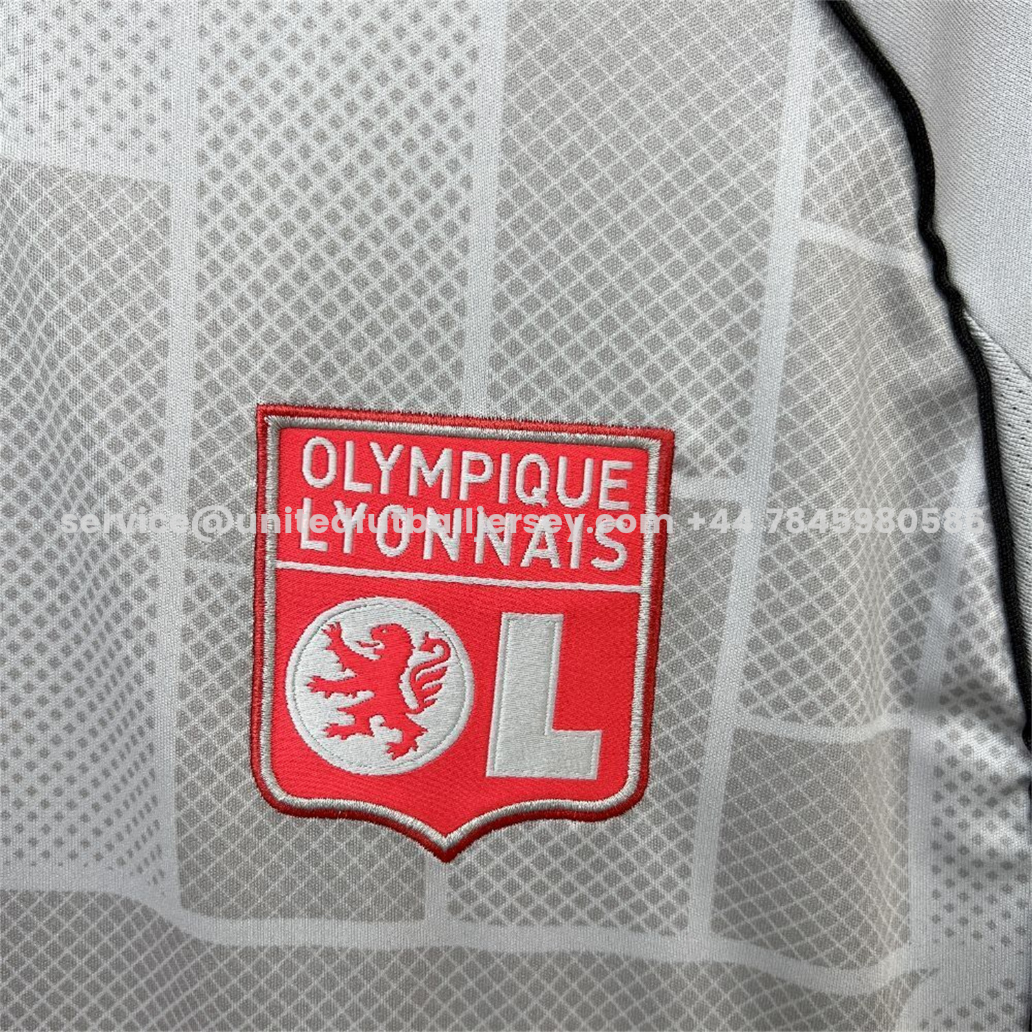 unitedfutballjersey-Lyon 25-26 Third Grey Jersey - Fans Version