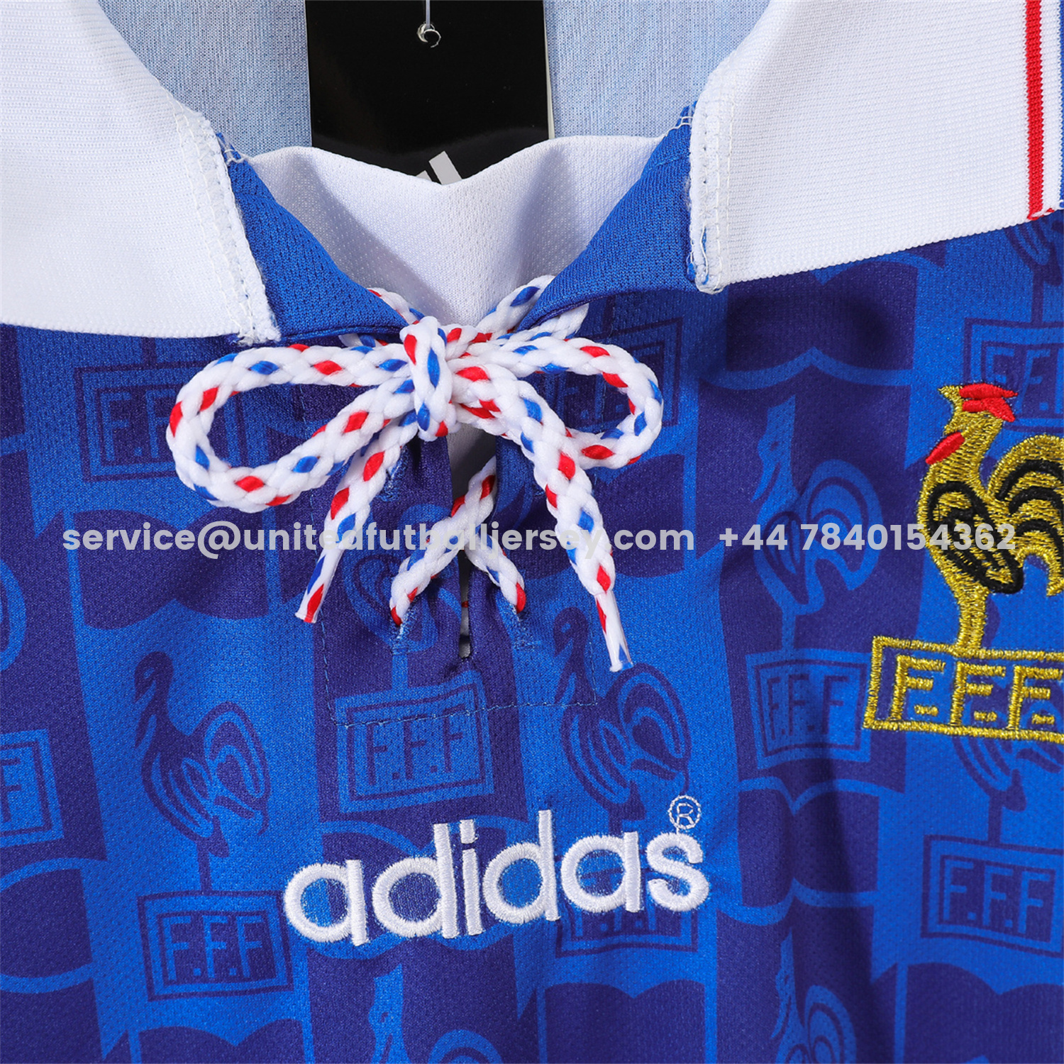 unitedfutballjersey-Retro France 1996 Home Jersey