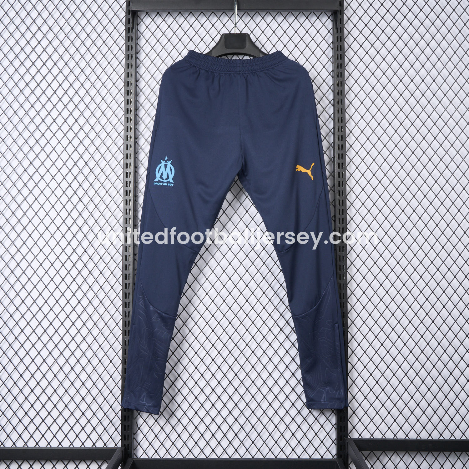 unitedfutballjersey-Marseille 24-25 Deep Blue Training Pants - Player Version