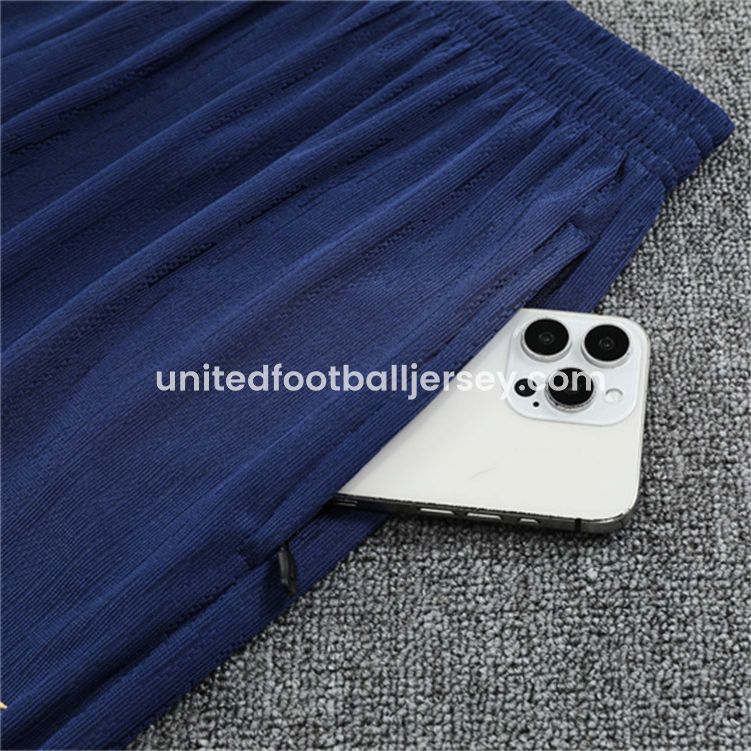 unitedfutballjersey-Barcelona 25-26 Kid Long Sleeves Training Set - Royal Blue Top & Royal Blue Pants