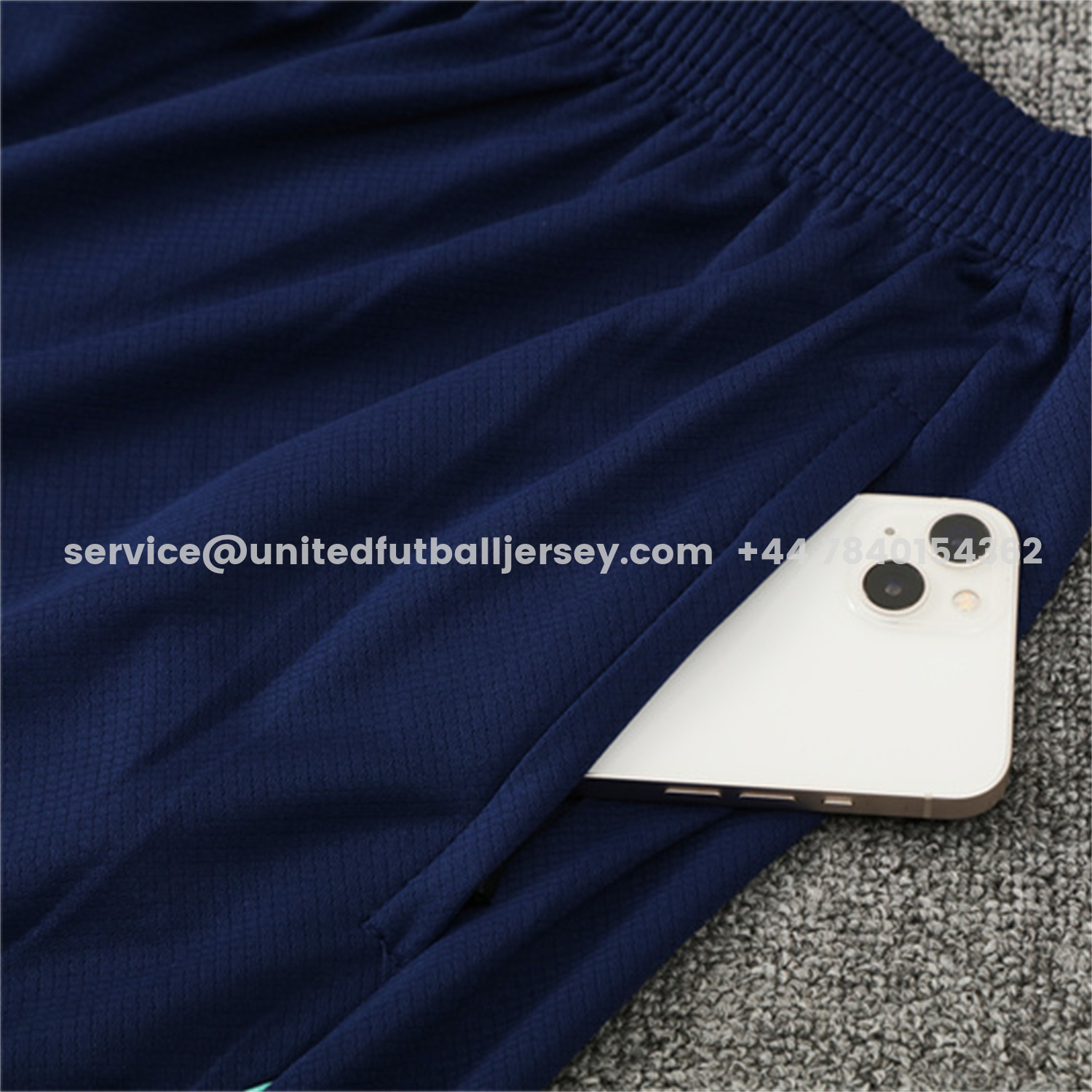 unitedfutballjersey-Brazil 25-26 Short-Sleeve Training Set - Blue Green Camouflage Top & Blue Shorts