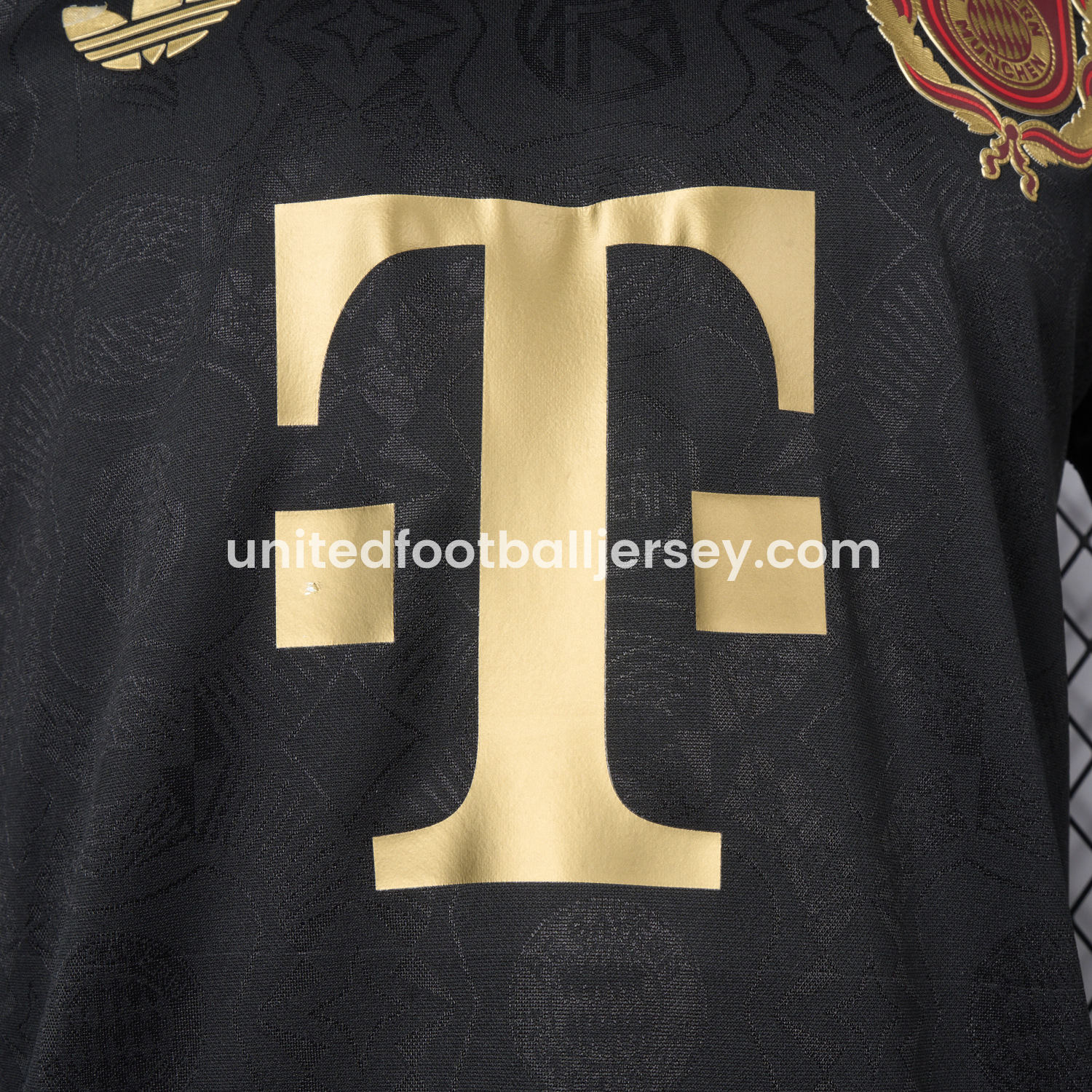 unitedfutballjersey-Bayern Munich 2025 Black 125th Anniversary Jersey - Player Version