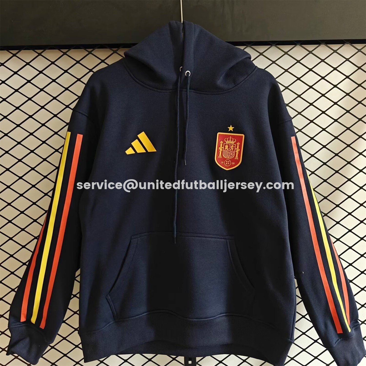 unitedfutballjersey-Spain 2026 Home Unisex Pullover Hoodie