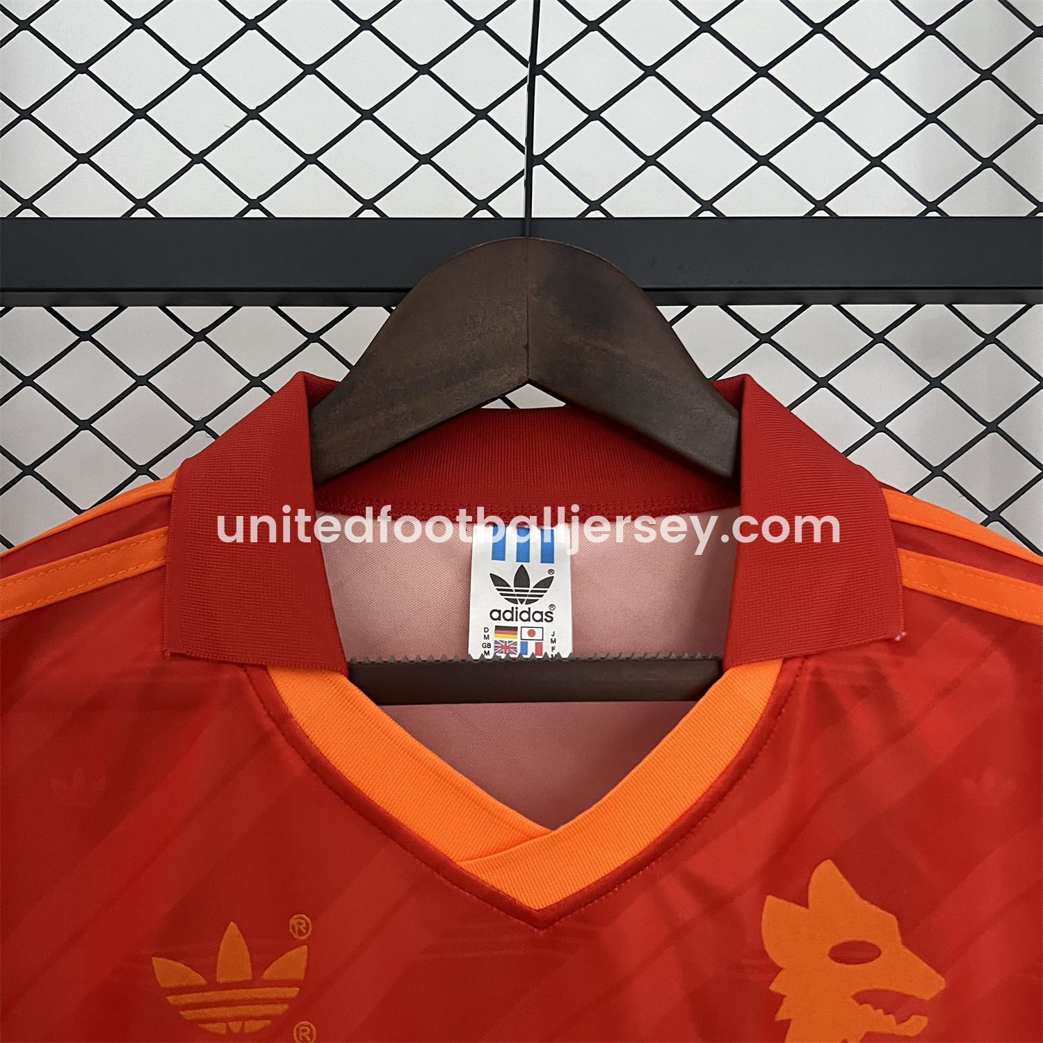 unitedfutballjersey-Retro Roma 1992-94 Home Jersey