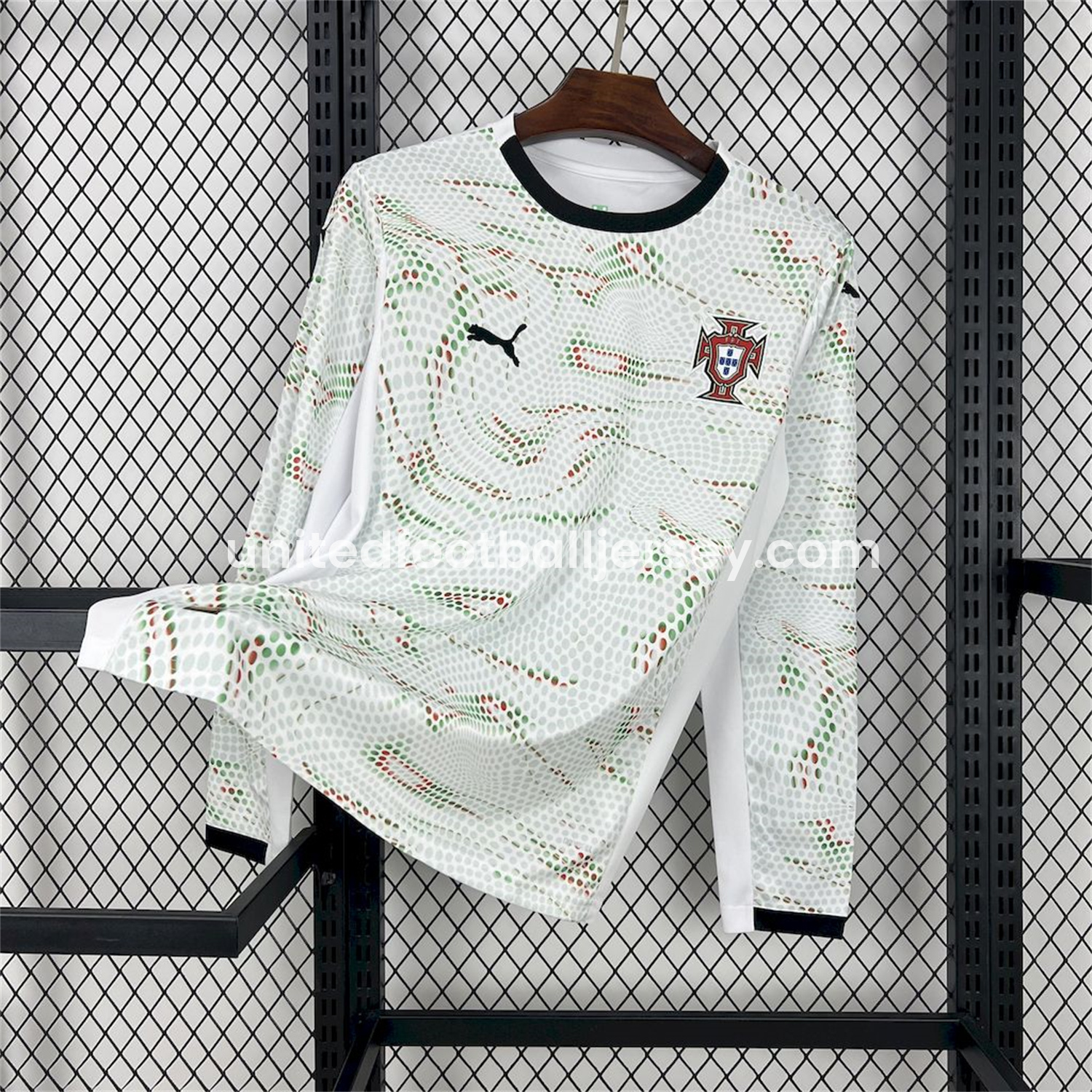 unitedfutballjersey-Portugal 2025-26 Away Long Sleeve Jersey - Fans Version