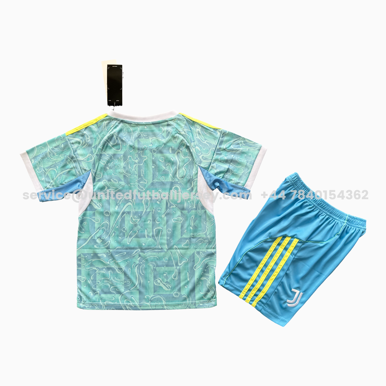 unitedfutballjersey-Juventus 25-26 Away Unsponsored Kids Kit