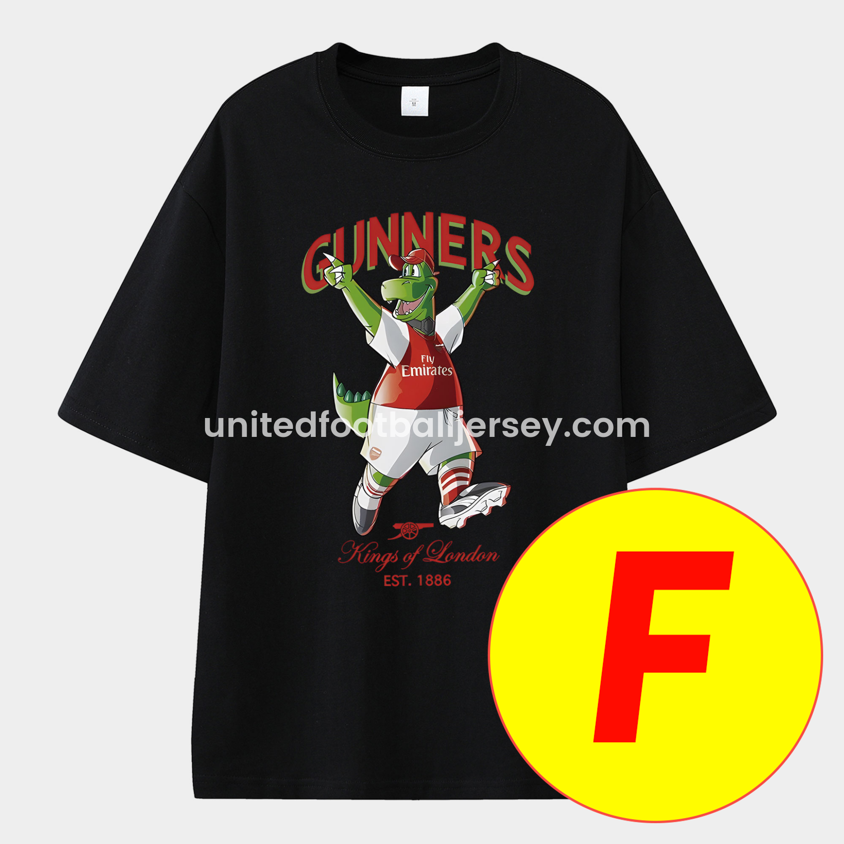 unitedfutballjersey-Arsenal Henry Wenger Saka Gunners Unisex Pure Cotton T-shirt