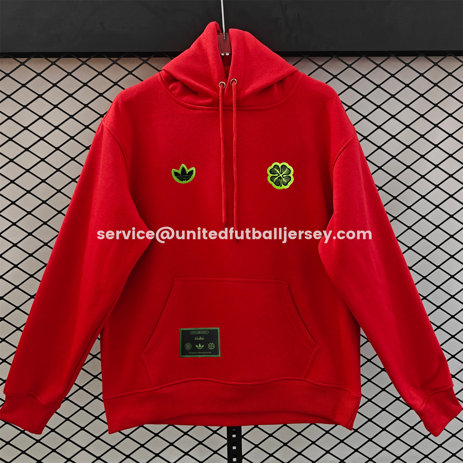 unitedfutballjersey-Celtic 25-26 Originals Terrace Icon Unisex Pullover Hoodie