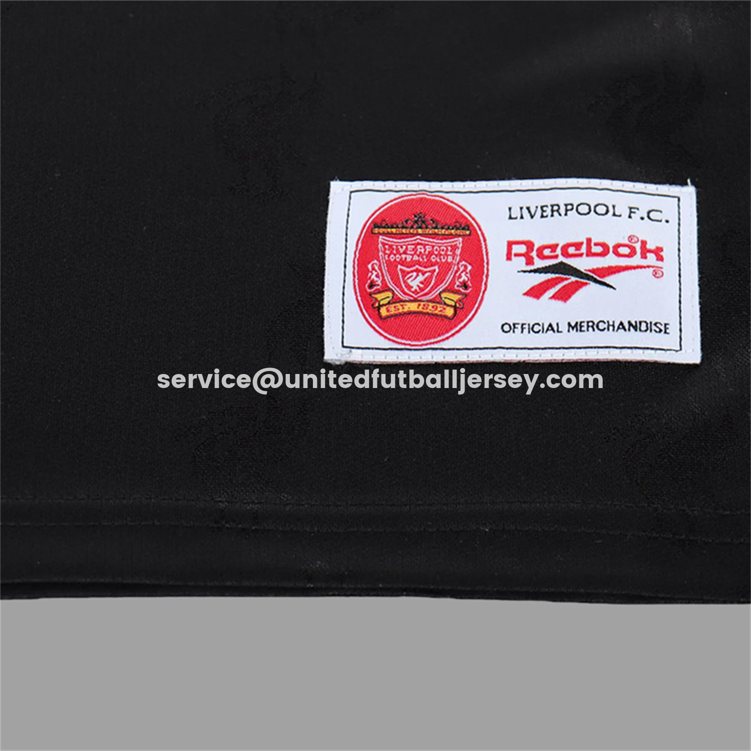 unitedfutballjersey-Retro Liver.pool 1996-97 Black Special Kids Kit