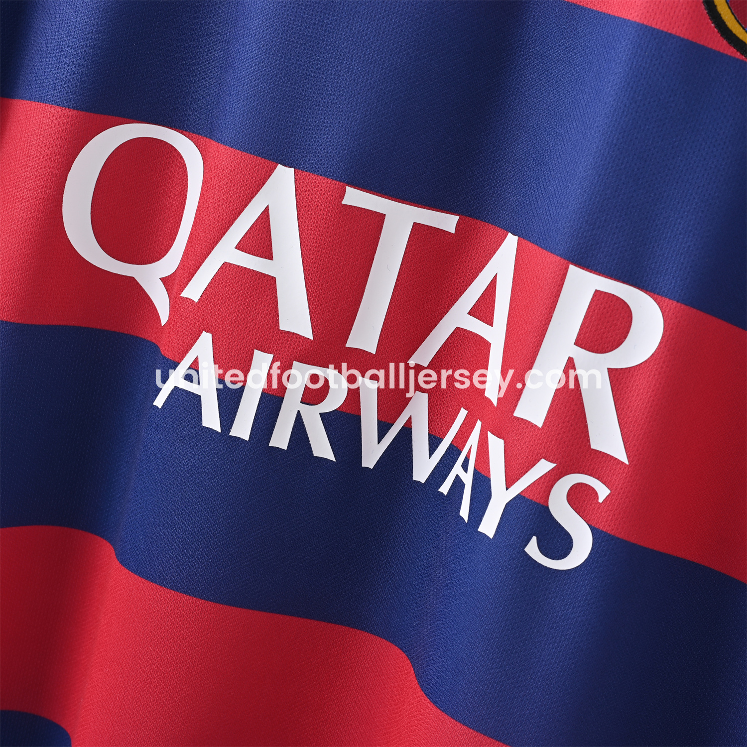 unitedfutballjersey-Retro Barcelona 15-16 Home Long Sleeves Jersey
