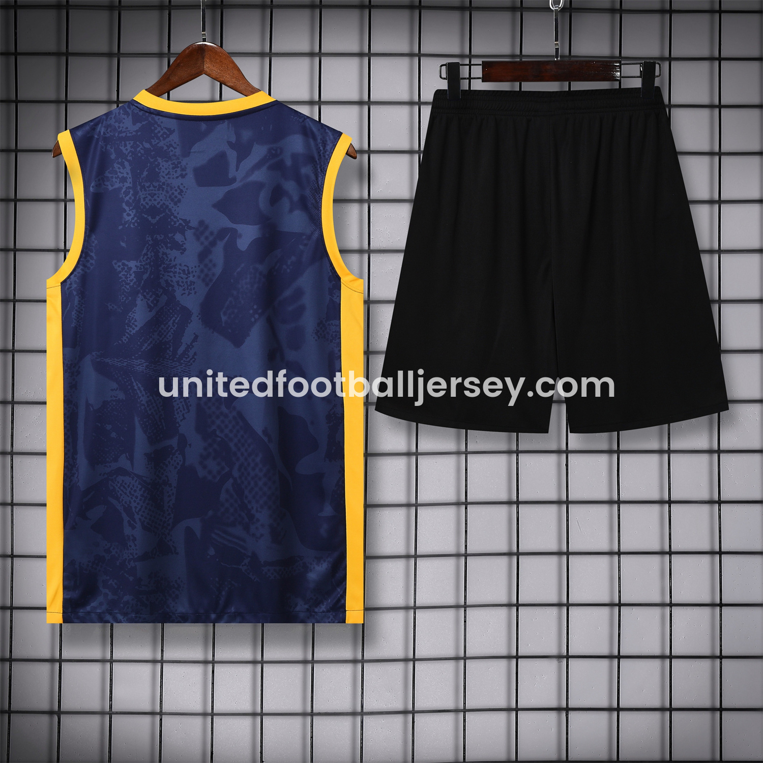 unitedfutballjersey-Inter Milan 25-26 Vest Training Set - Deep Blue Camouflage