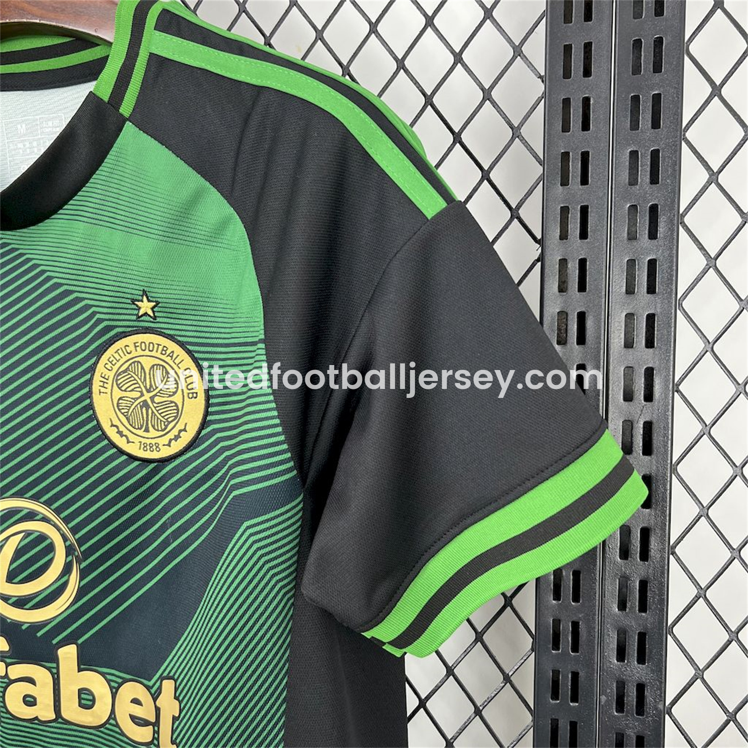unitedfutballjersey-Celtic 25-26 Green Lines Special Edition Jersey - Fans Version