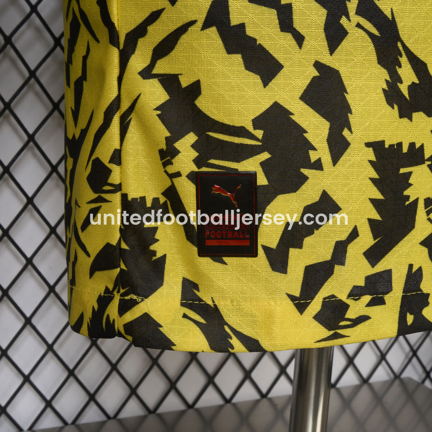 unitedfutballjersey-Dortmund 25-26 Black Disordered Texture Yellow Special Jersey - Player Version